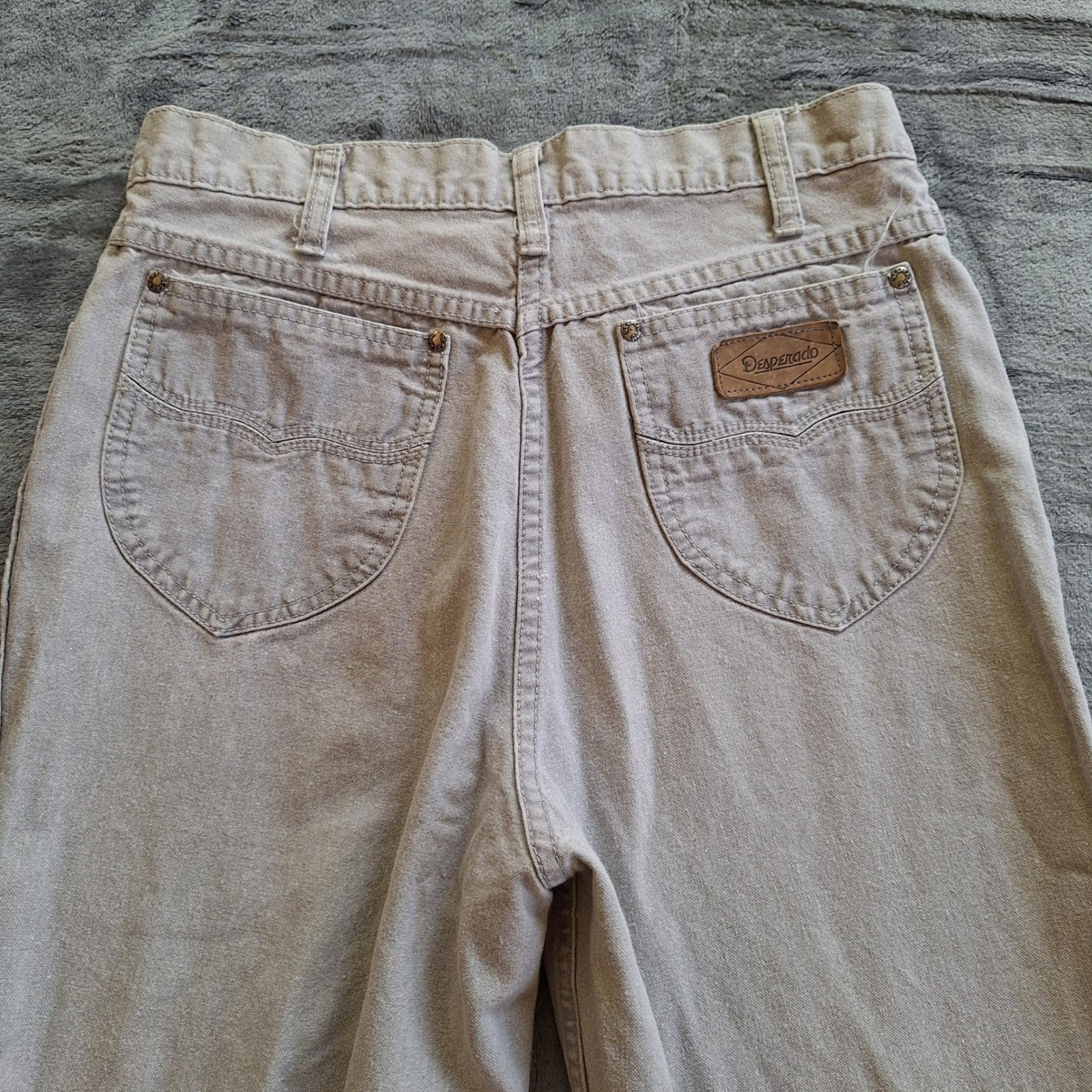 Desperado Vintage Western Jeans 70s 80s Wide Leg Gray 13 Women
