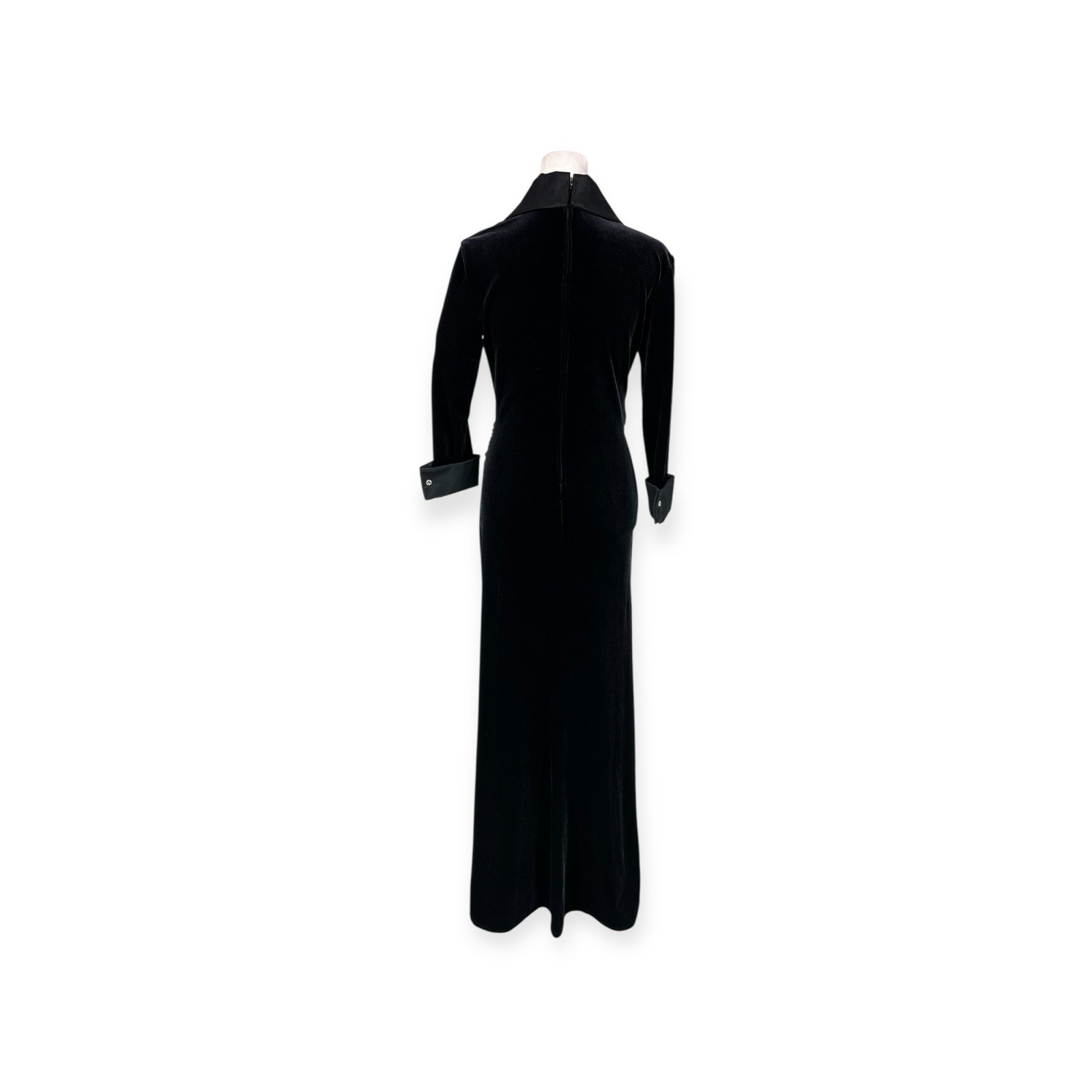 TADASHI SHOJI VELVET BLAZER DRESS VICTORIAN GOTH WHIMSIGOTH WITCHY VAMP VTG GOWN