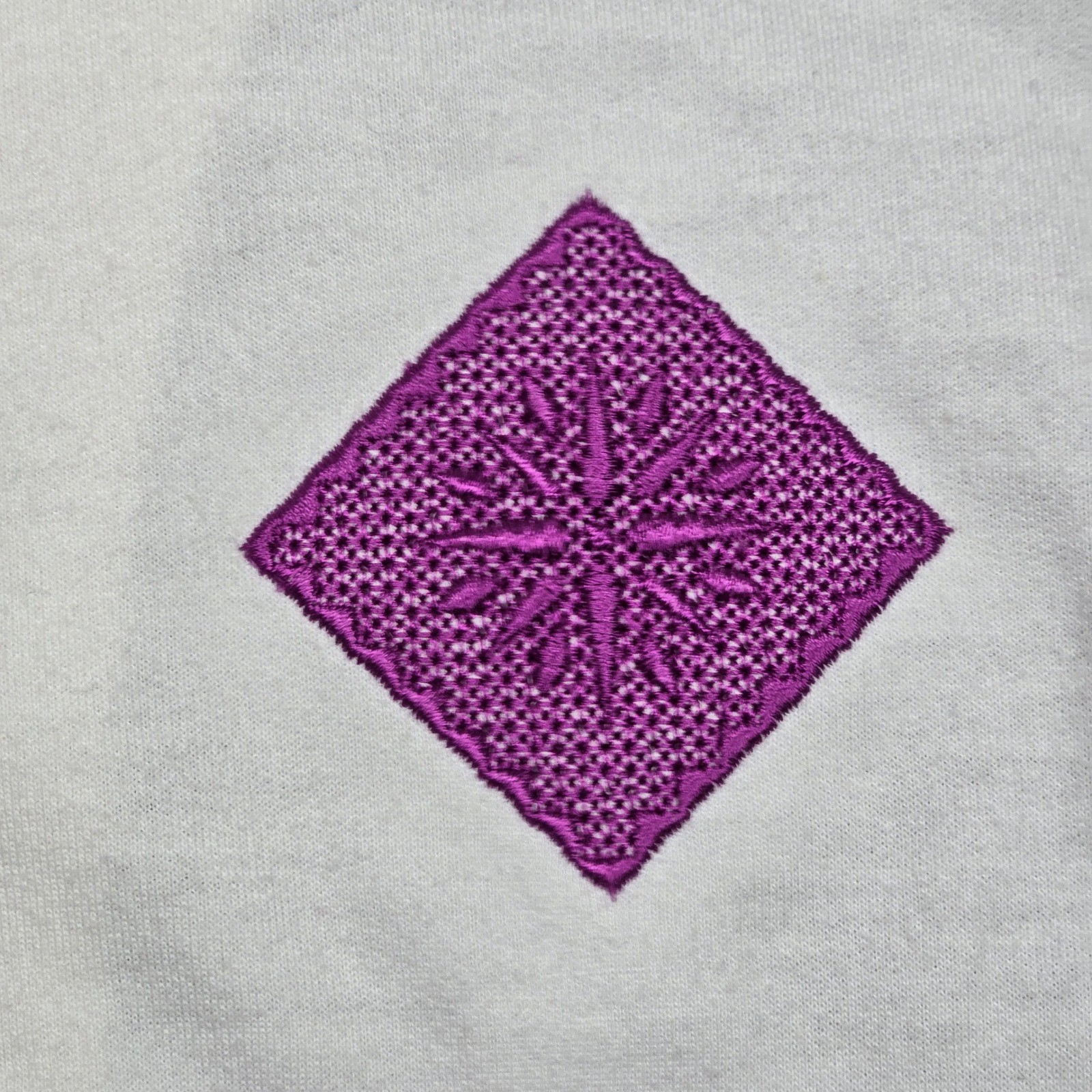 Blast Petites Vintage 90s Colorblock Quarter Zip Pullover Magenta White Small
