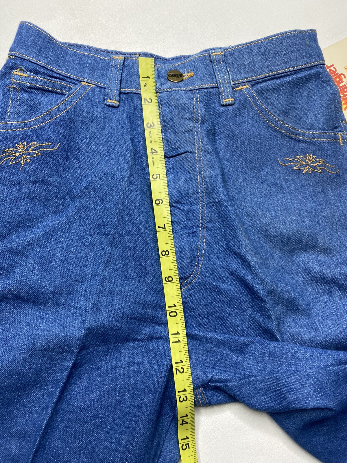Vintage 80s Wrangler Flex Fit Misses Jeans Sz 8 New W Tags NOS 1980s 25×34