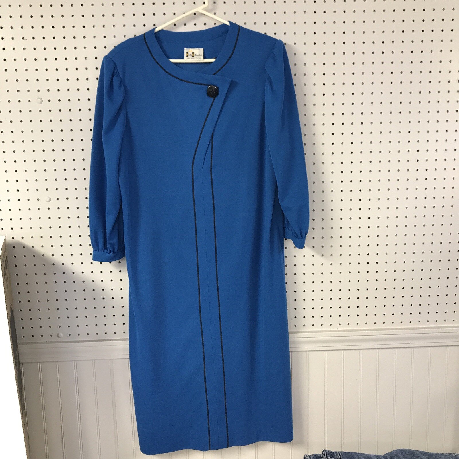 Vintage Marty Gutmacher Blue Size 16 Dress