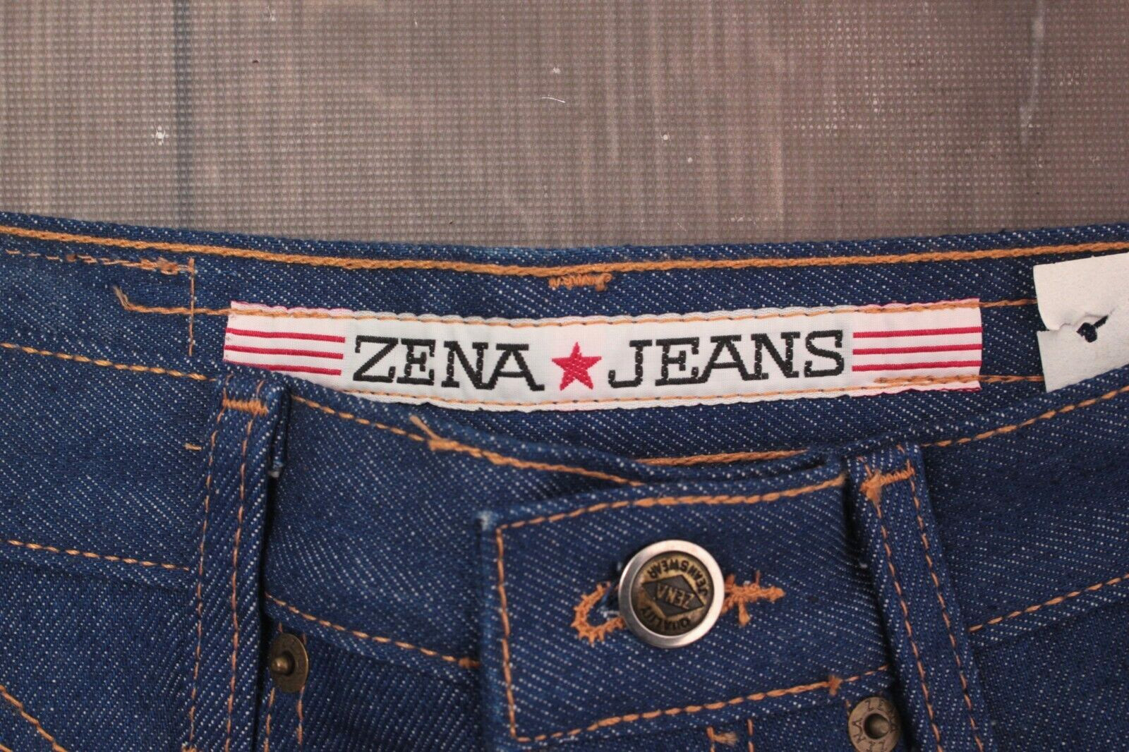 VTG Women’s 80s 90s NOS ZENA Jeans Sz 26″ 1980s 1990s Dark Wash High Waist