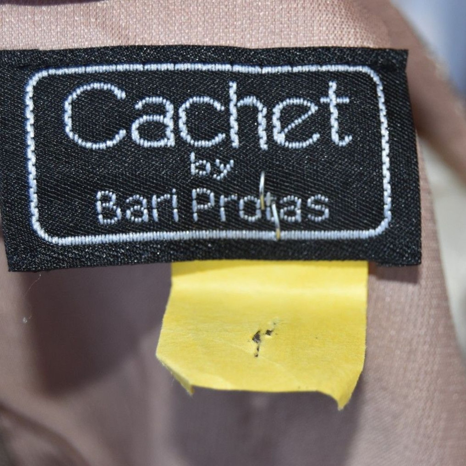Vintage Cachet Lace Blouse Brown Sheer Evening Top Romantic Boho XL