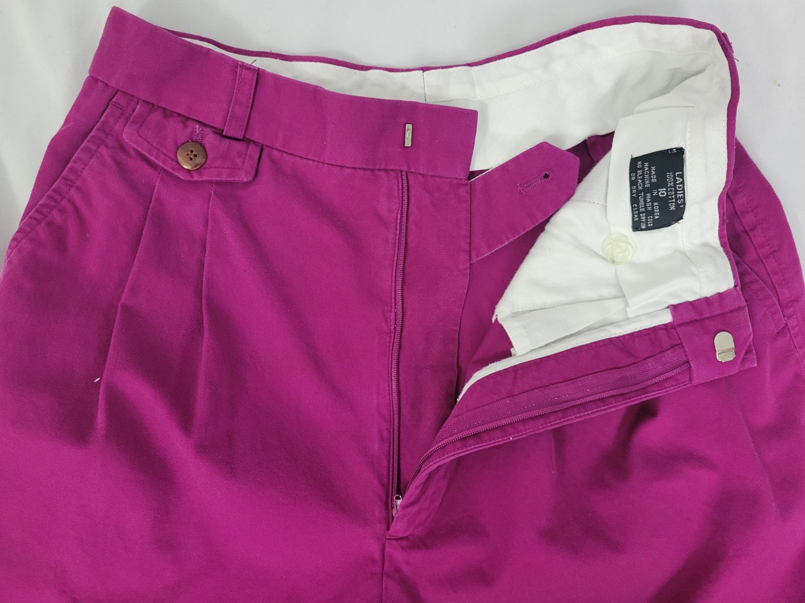 Vintage Stanley Blacker Magenta/Purple Walking Shorts Size 10