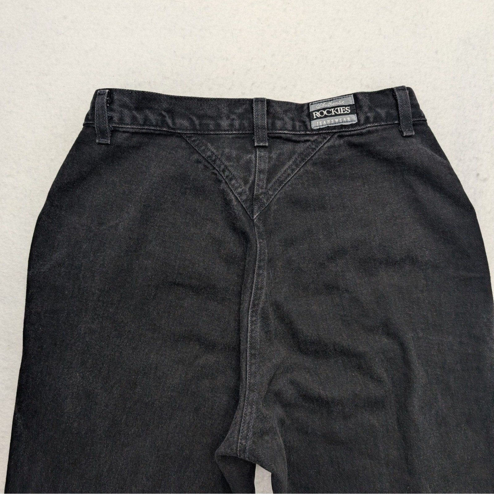 Vintage Rockies High Waisted Western Studded Black Jeans 32/13 26 430215