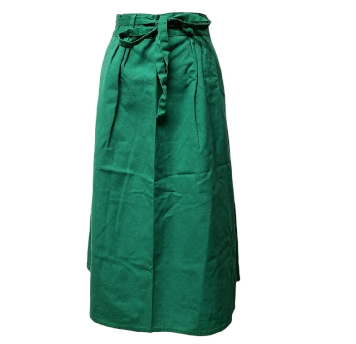 70s Sears The Fashion Place green wraparound skirt . size 12