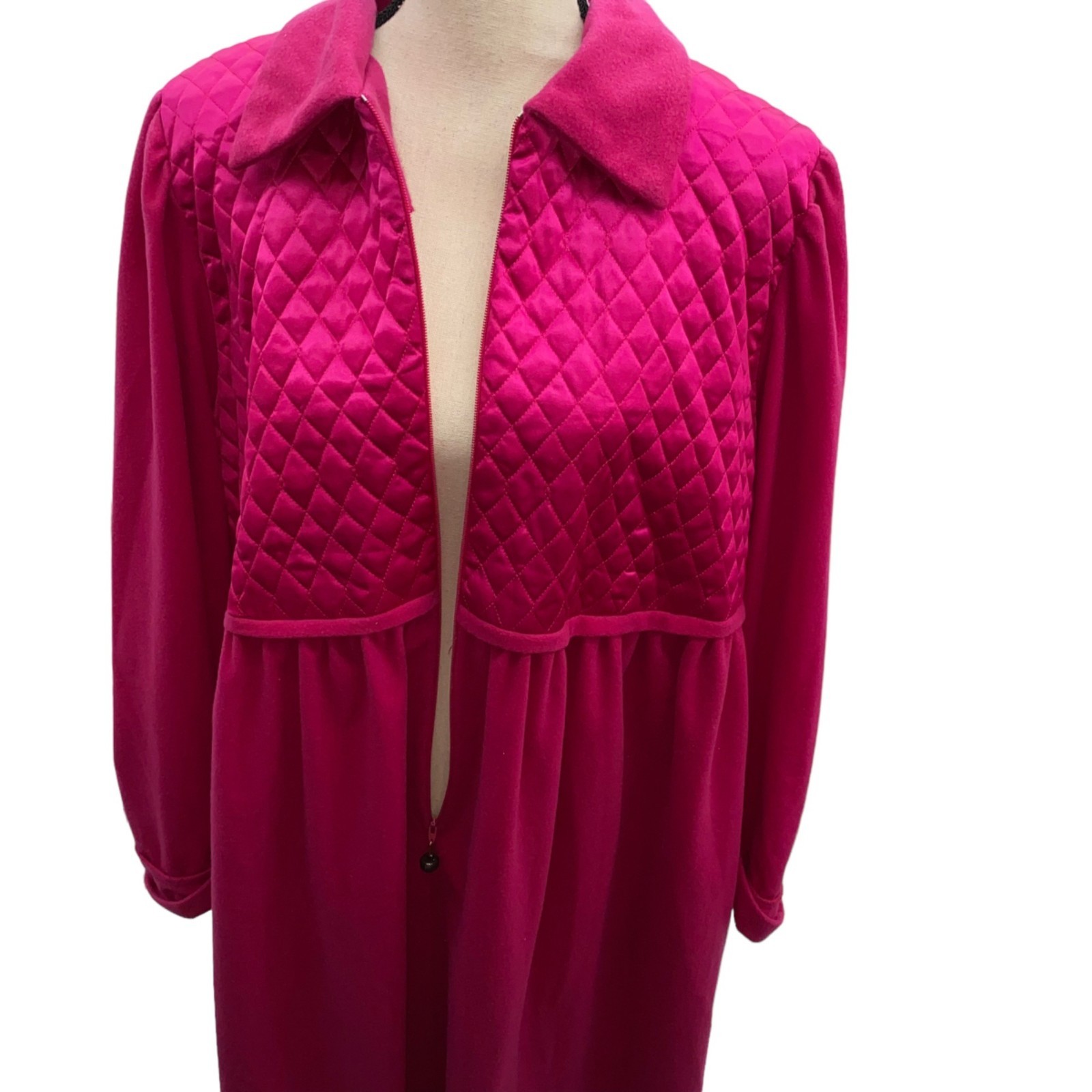 Vintage Beverly West Night Gown House Robe Warm Fashion