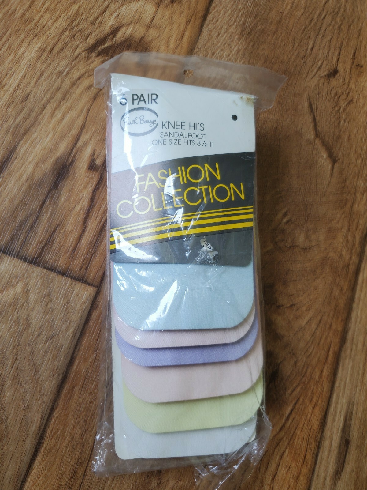 Ruth Barry Fashion Collection multi colors Knee Hi’s 6 pair new