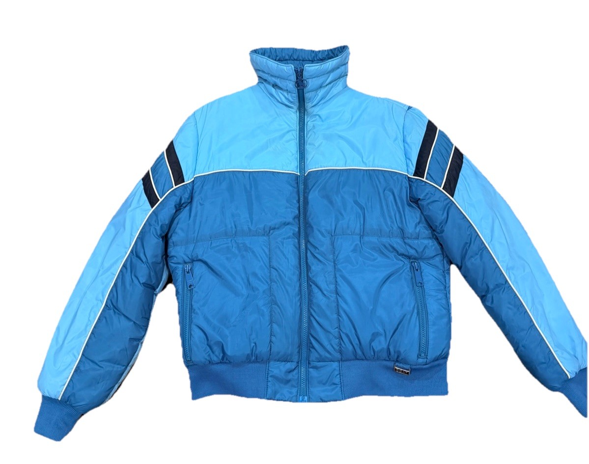 Vintage 80s Mountain Goat by White Stag Ski Jacket Blue Puffer Coat Size Large
