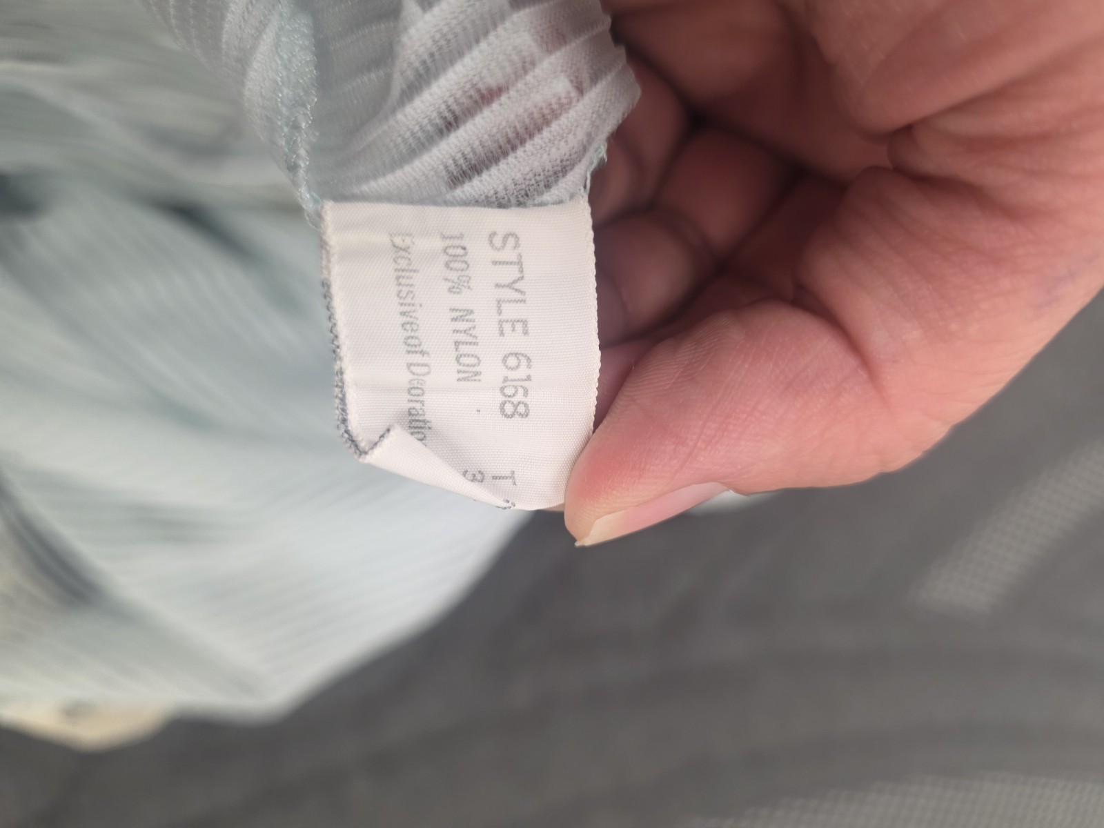 Vtg Goddard Artemis Sheer Chemise Shortie Nightie Babydoll Blue Small Style 6168