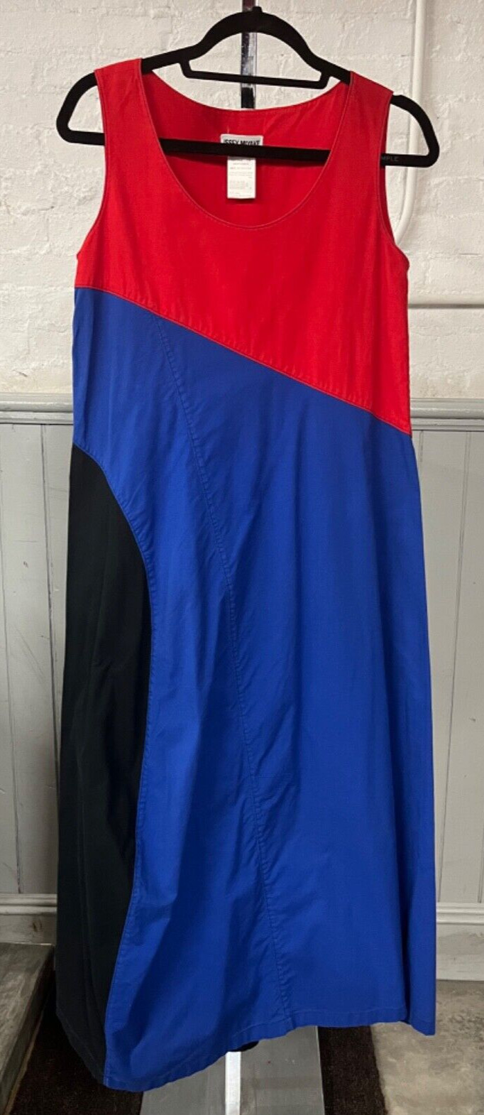 Issey Miyake Color Blocked Sack Dress