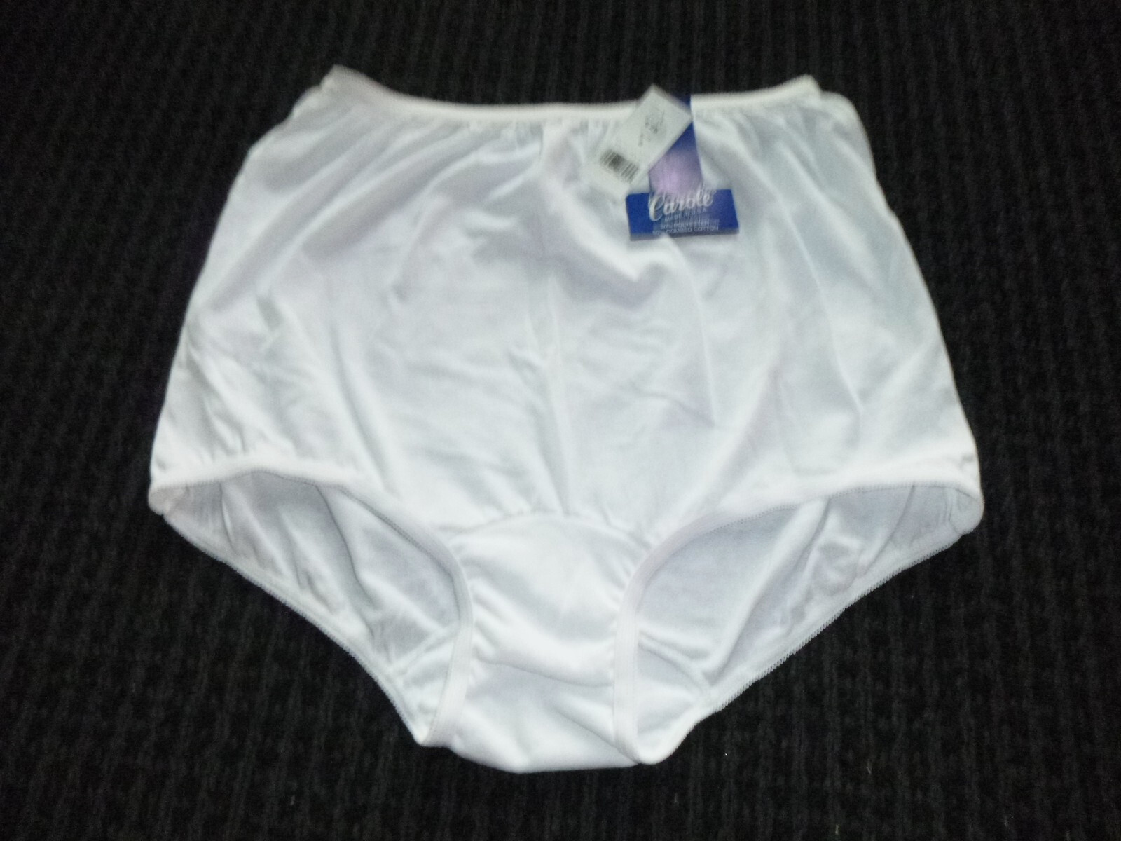 NOS Vtg Carole Granny Panties Briefs 50/50 Poly Cotton Mushroom Gusset Sz 8
