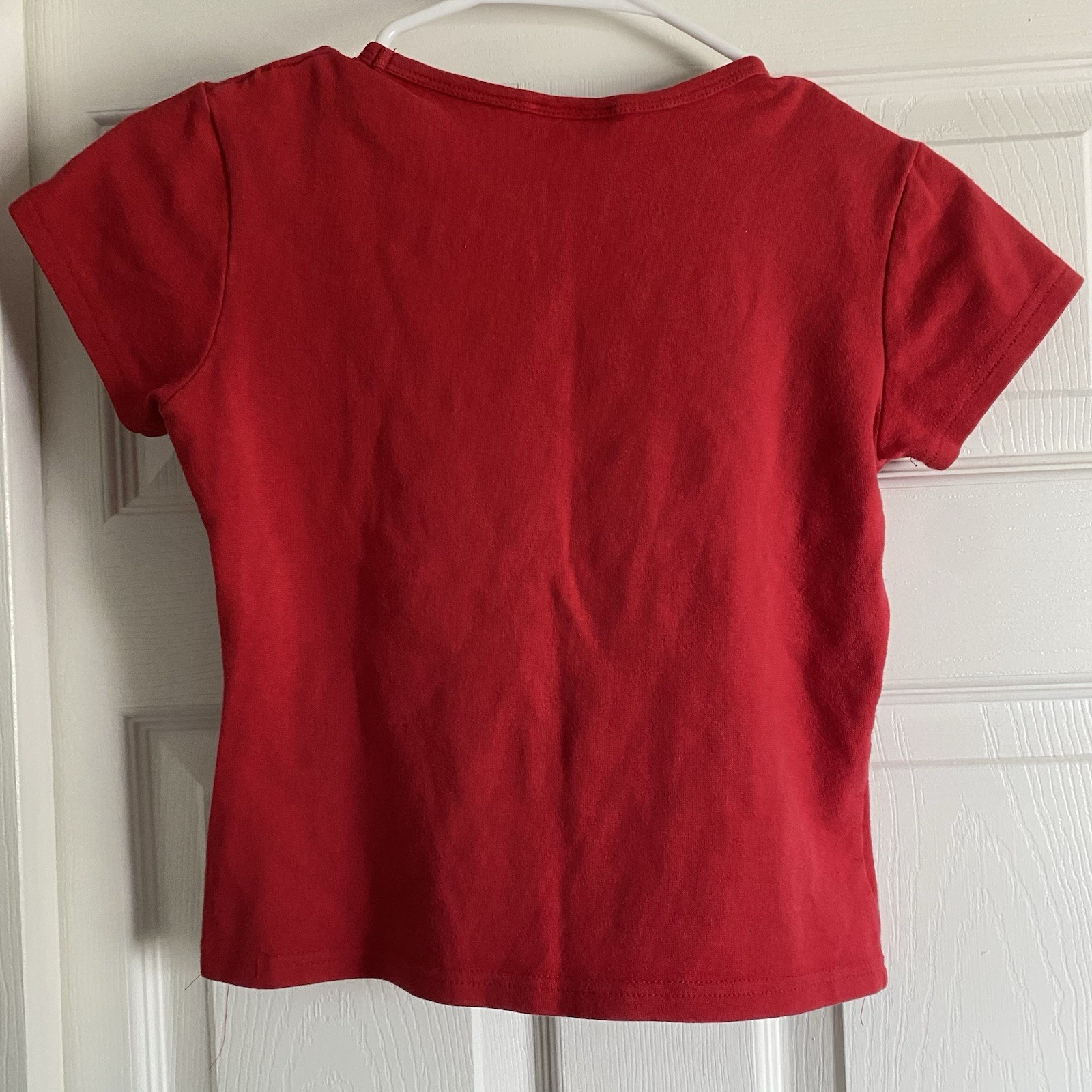 Vtg 90s Expressions Originals Colorado Flower Red Shirt M Embroidered Made inUSA