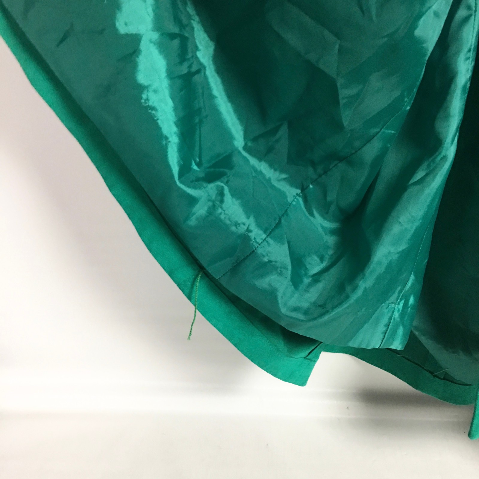 Lilli Ann Trench Coat Womens 10 12 Large Green Ultra Suede Vtg 80s Collection