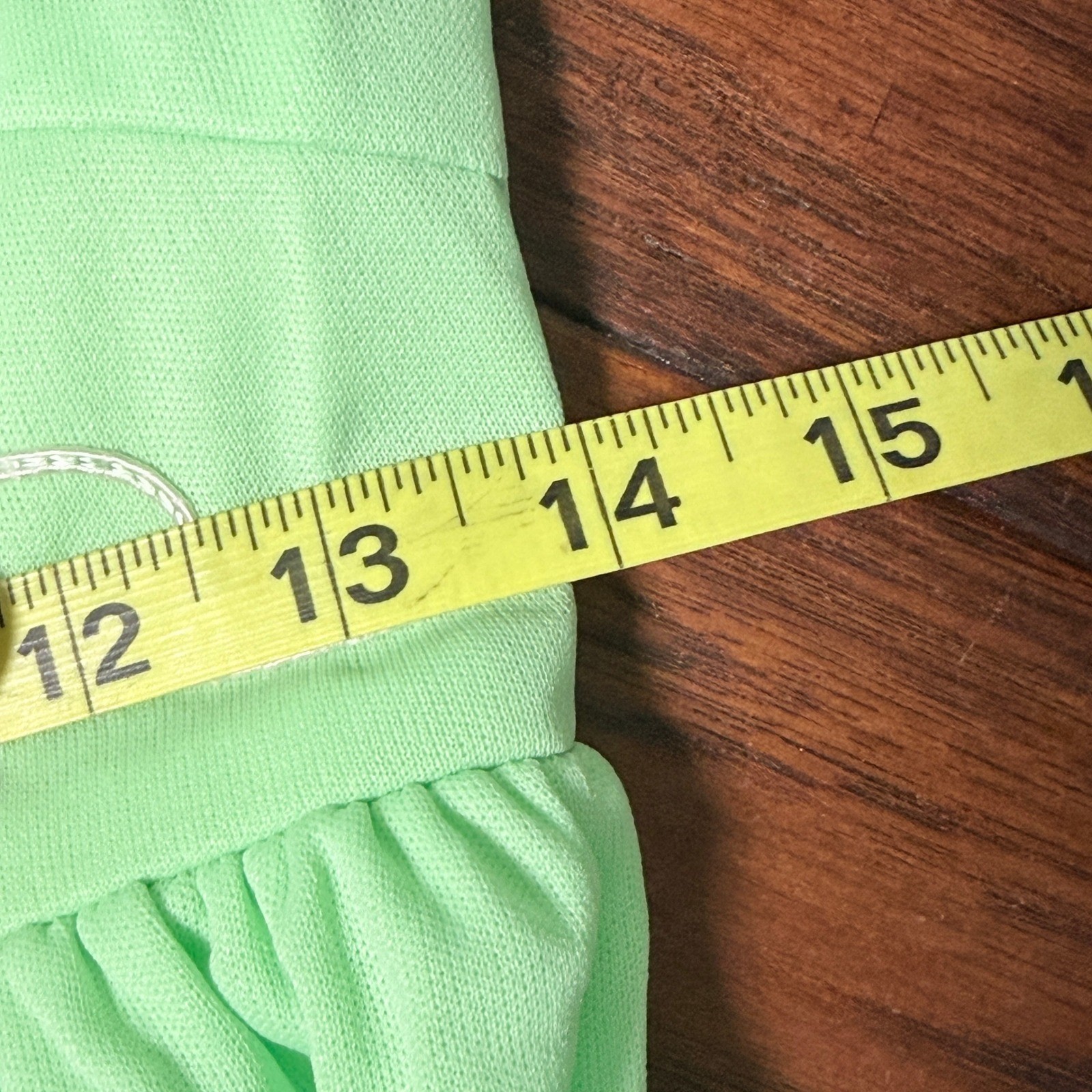 VTG Sears Mint Green Empire Waist Maxi Dress 1970’s Prairie Boho Cotagecore