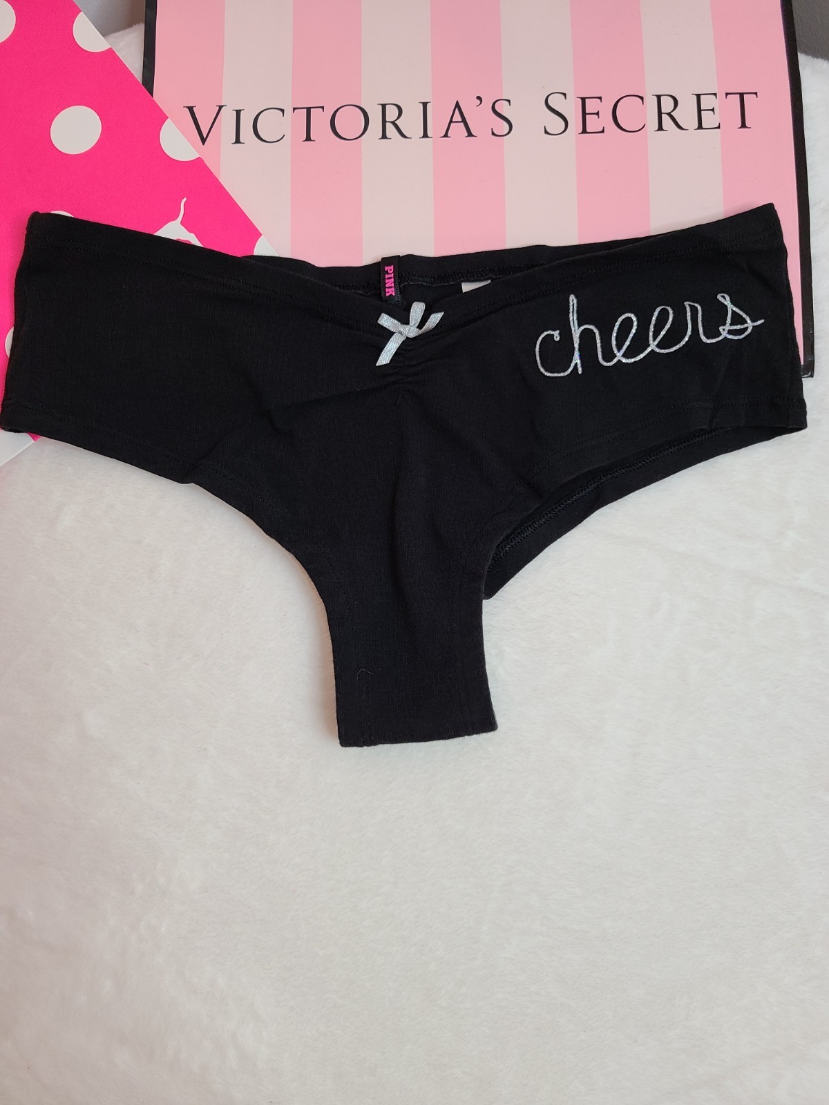 Y2K VS PINK 2013 Extra Low Rise Cotton Cheekster Panty Size M