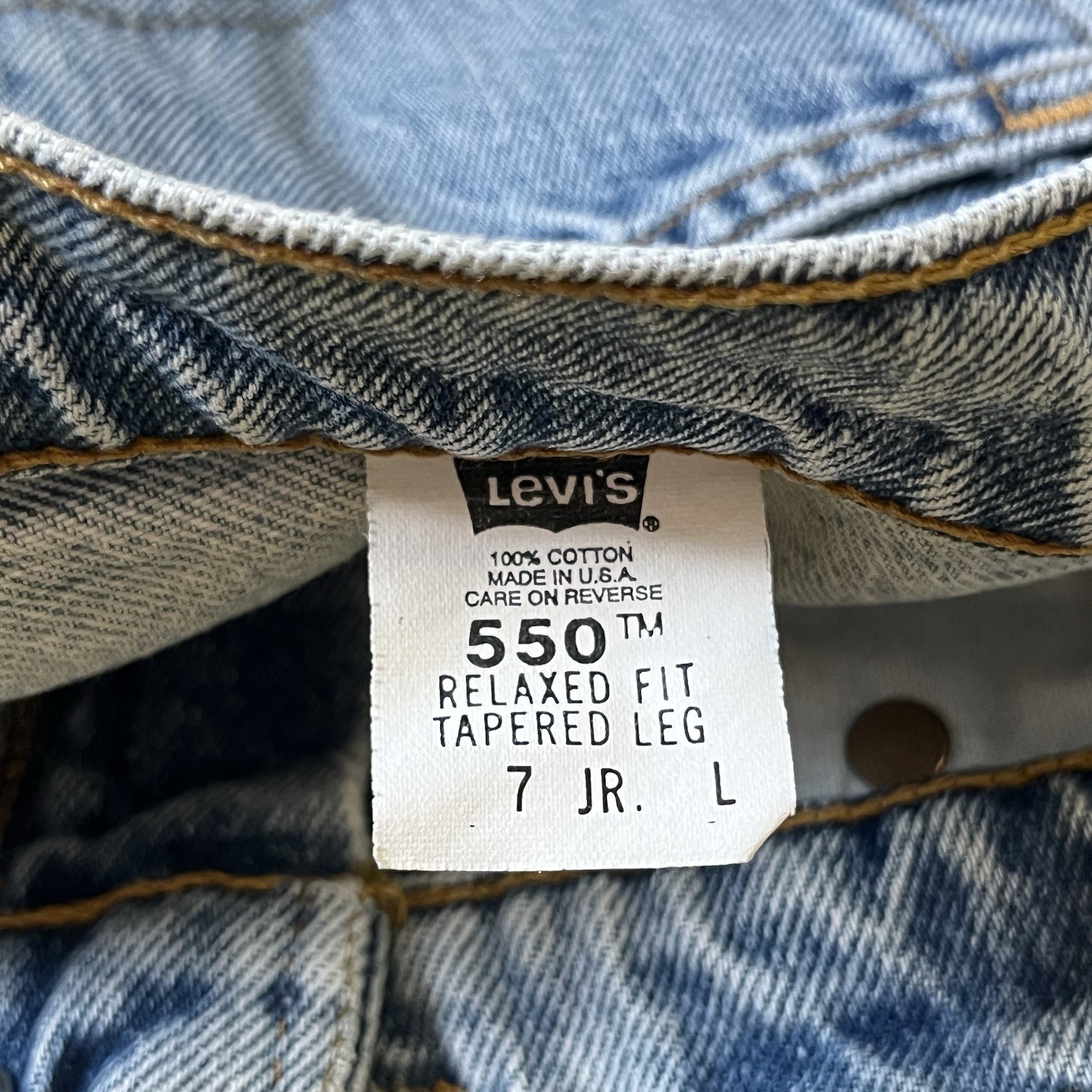 Vintage 90s Levi’s 550 Jeans Women’s 27×32 USA Made Relaxed Tapered Leg