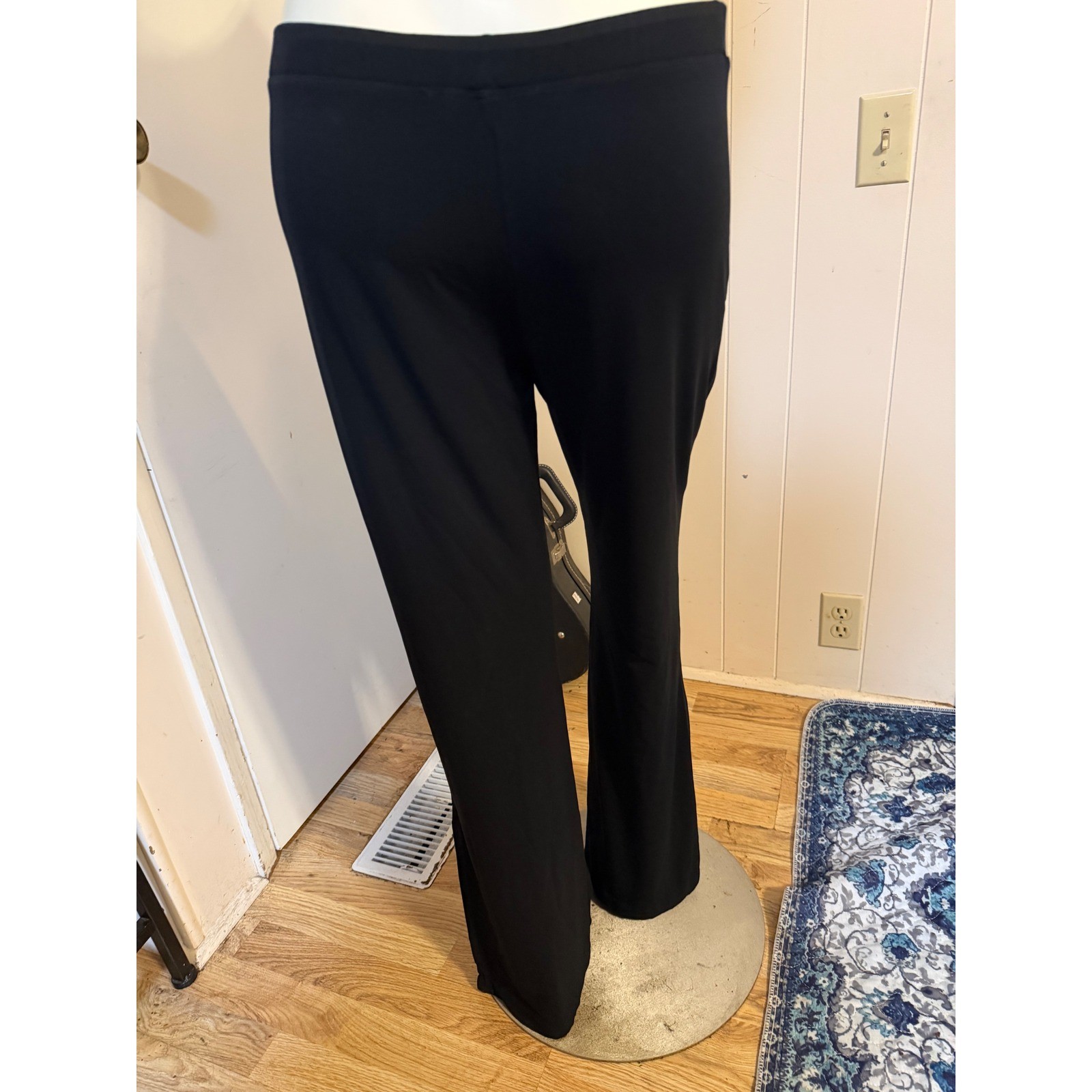 RARE Vintage Isabel de Pedro Mr.Cat slinky Wide Leg Pants W/ Slit Sz 8