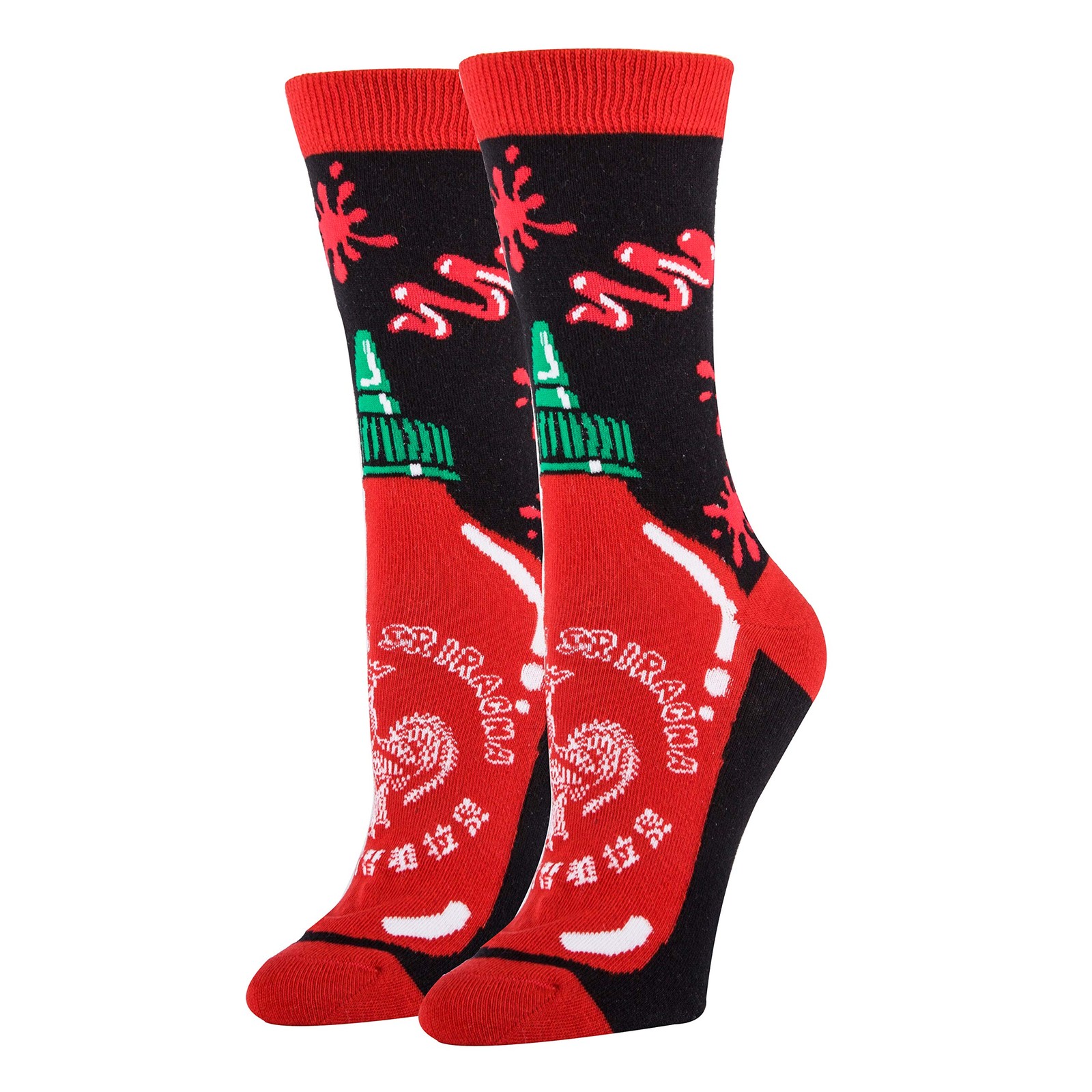 Oooh Yeah Women’s Crew Funny Novelty Socks Awesome Sauce 5-10,