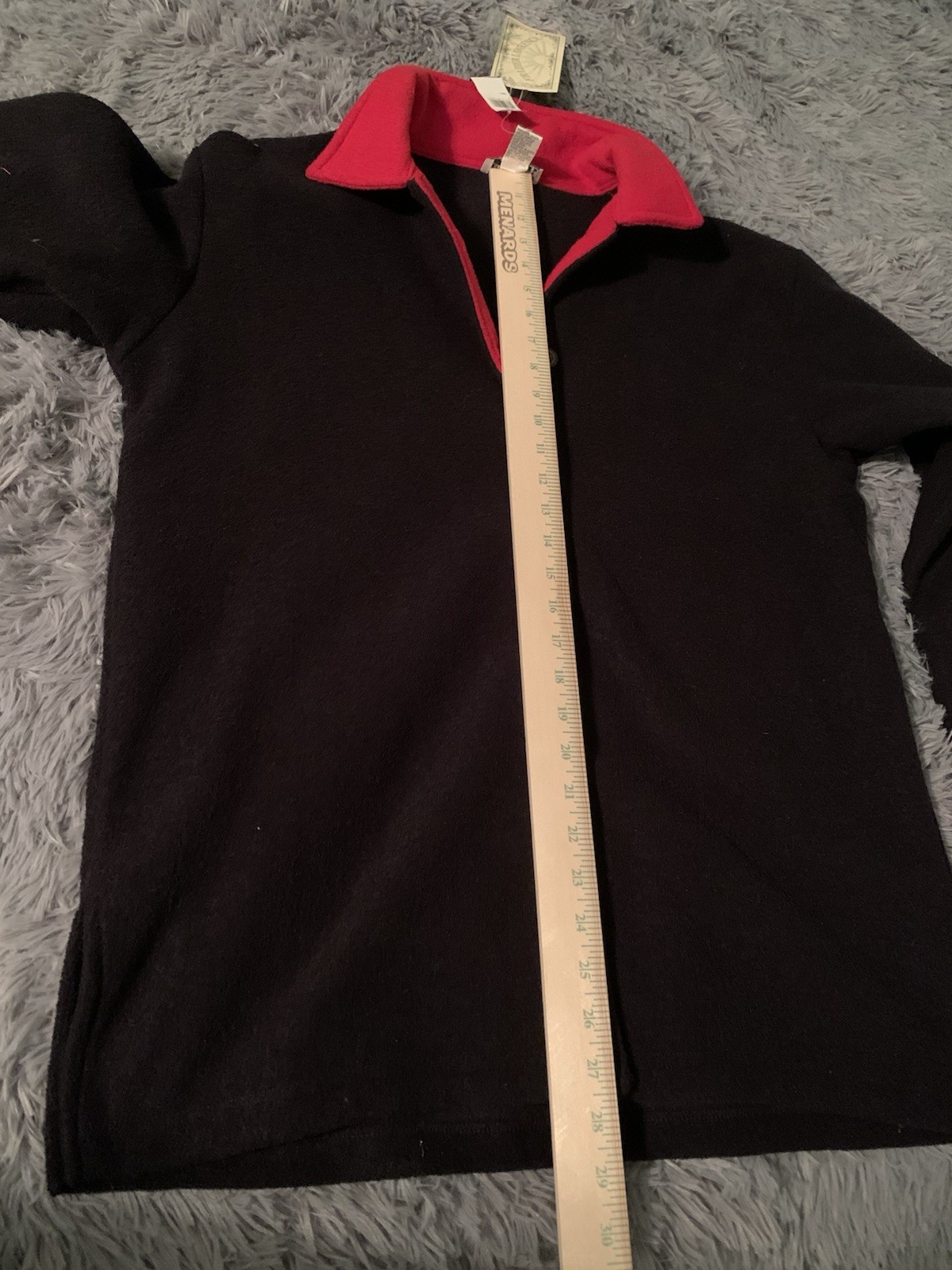Vintage Womens Warm Black & Red Small Jacket Rockabilly Vibes! Frazier Lawrence