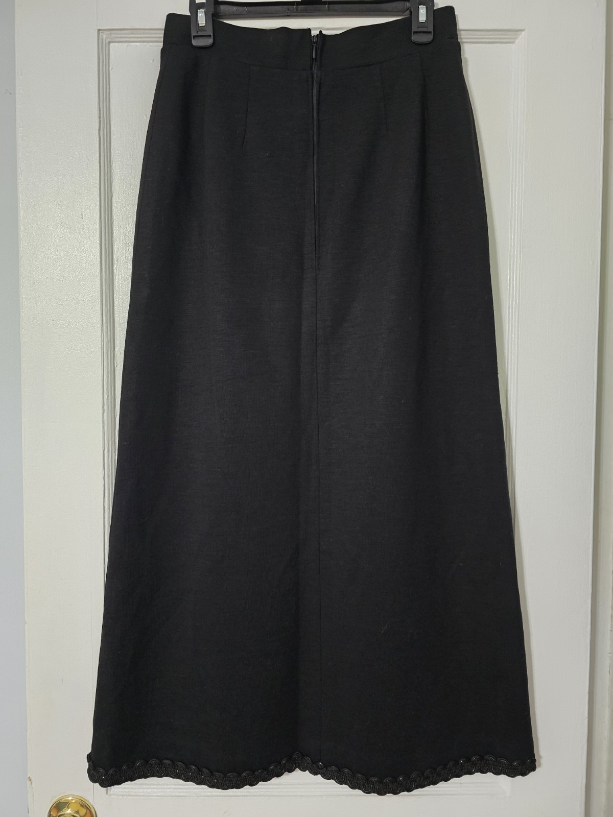 Lucie Linden Vintage ladies Black Maxi Skirt Size 42