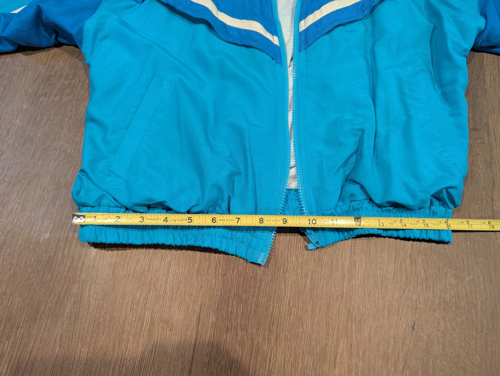 Vintage 80s 90s Avait Sportif Teal Blue Windbreaker Track Suit W Petite Medium