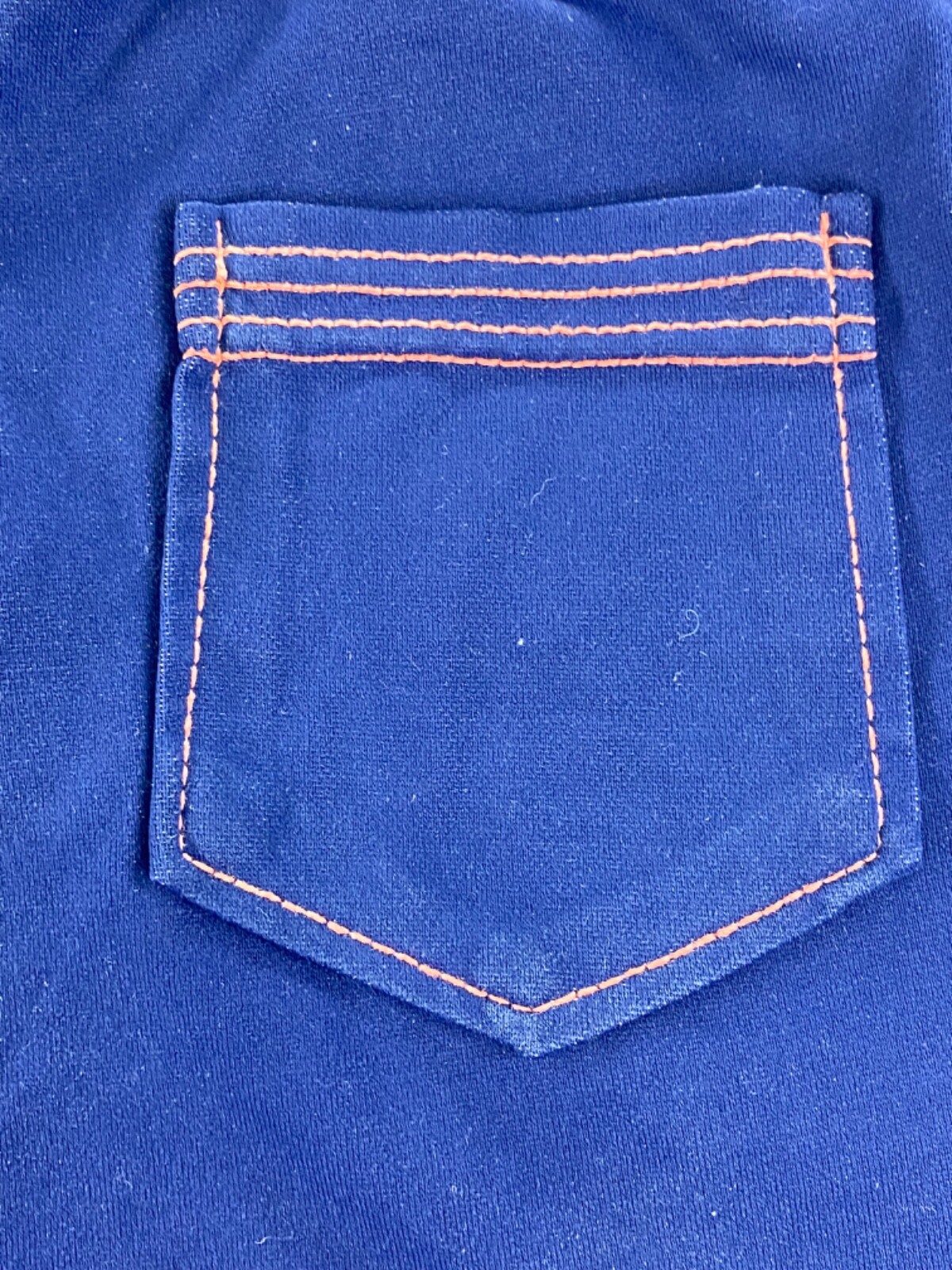 Y2K KMart Brand “Honey” Short Shorts Women’s 16 Blue Pink Retro Patch Bumblebee