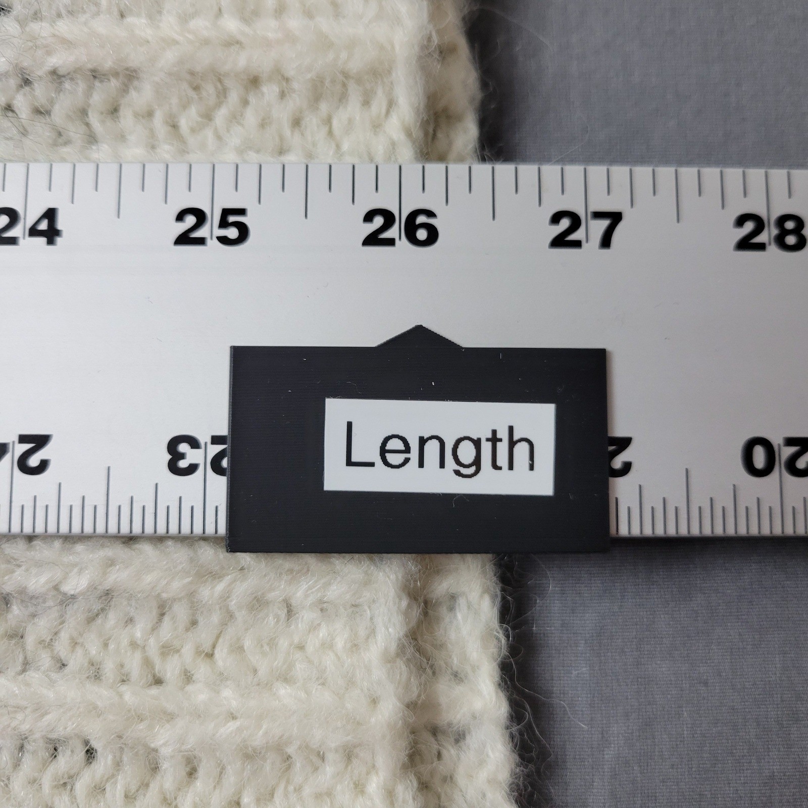 Protokol by Collage Vintage Mohair Blend Chunky Geometric Turtleneck Sweater L