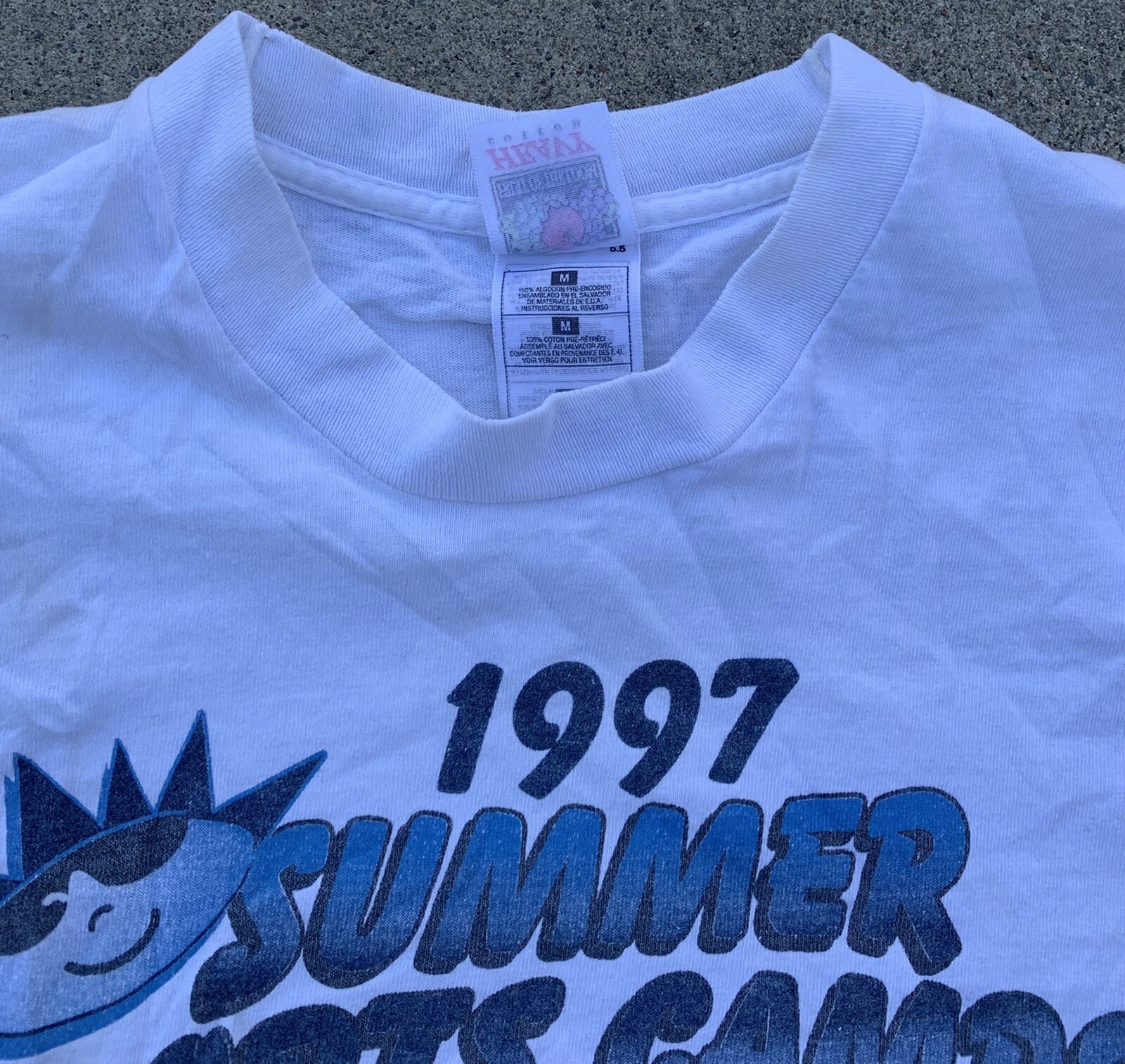 Vtg 1997 Summer Sports Camps Girls Basketball University of San Diego t-shirt M