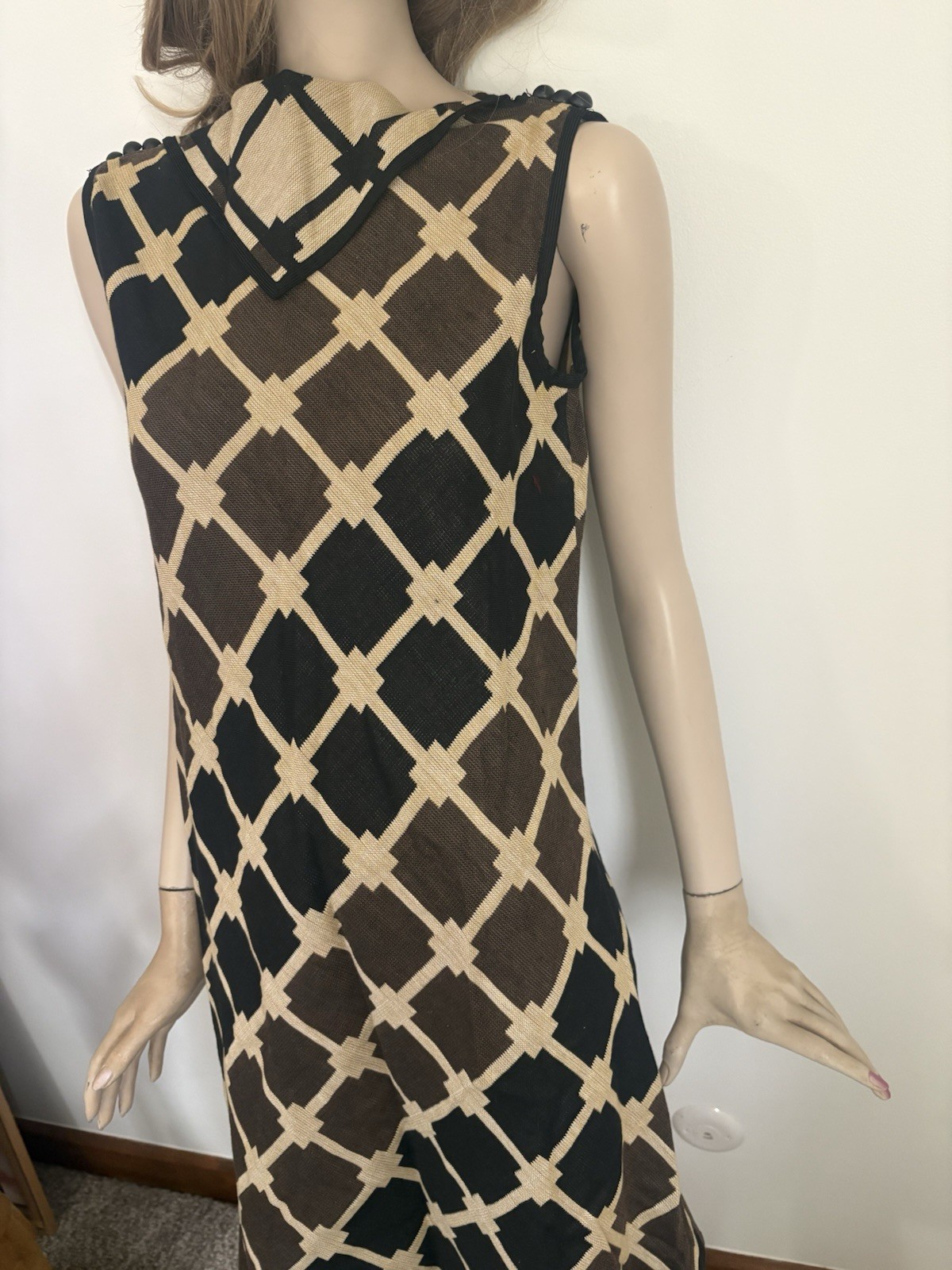 Mod Iconic Vintage 1960s 70s Women’s High Fashion Dress Bleeker at