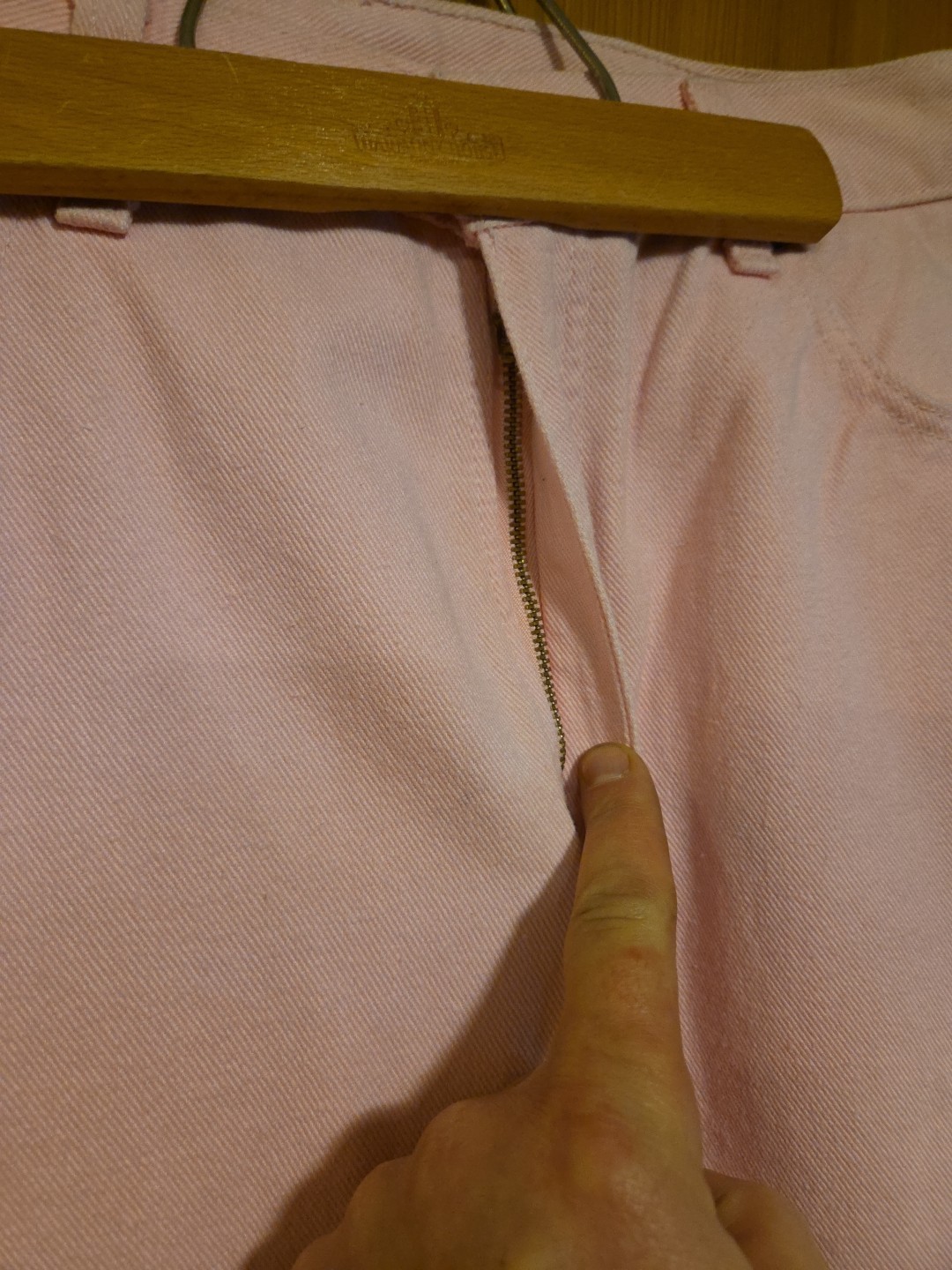 Vintage 90s Levi’s NATIVE BLUE Pink Womens Denim Jeans Pants Size 14 30″ Inseam