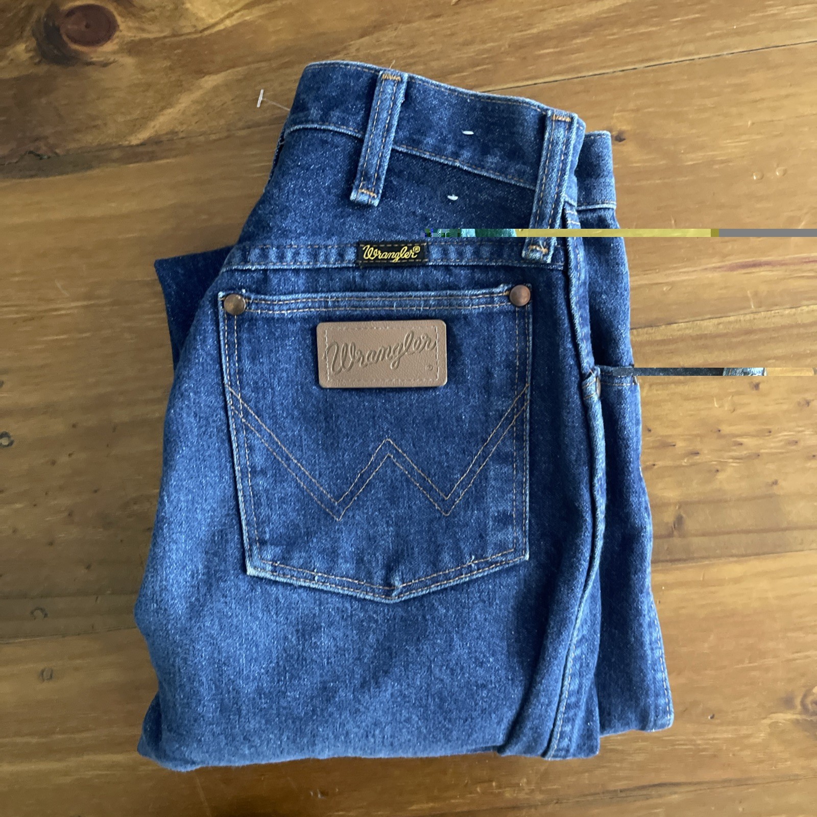 Vintage 90s Wrangler 13MWZG Original Fit Dark Blue Jeans Size 7 W27 L32 Women