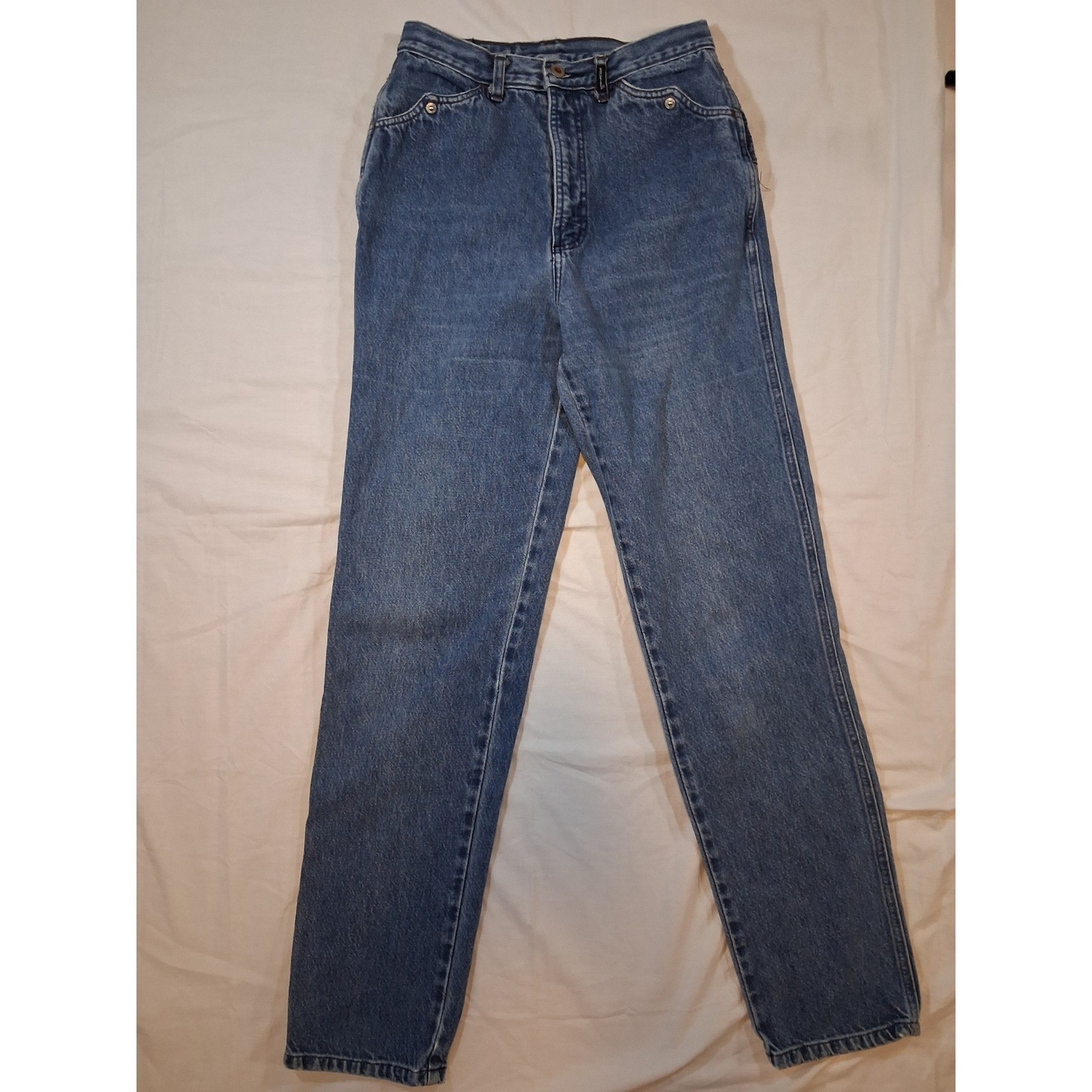 Vintage Rockies High Waisted Western Tapered Leg Blue Denim Jeans RS129AD0 11/12