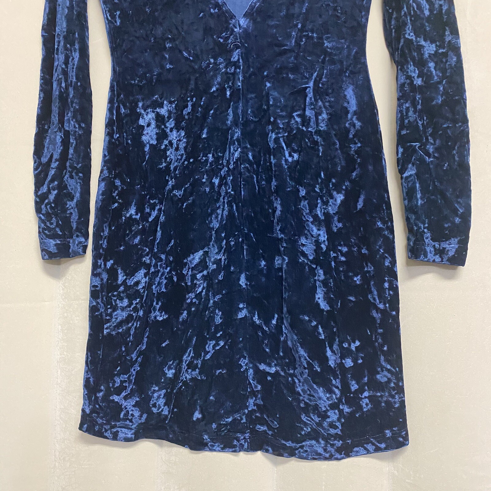 Vintage Tapemeasure Women’s Dress Large Velvet Velour Dark Romantic Whimsigoth