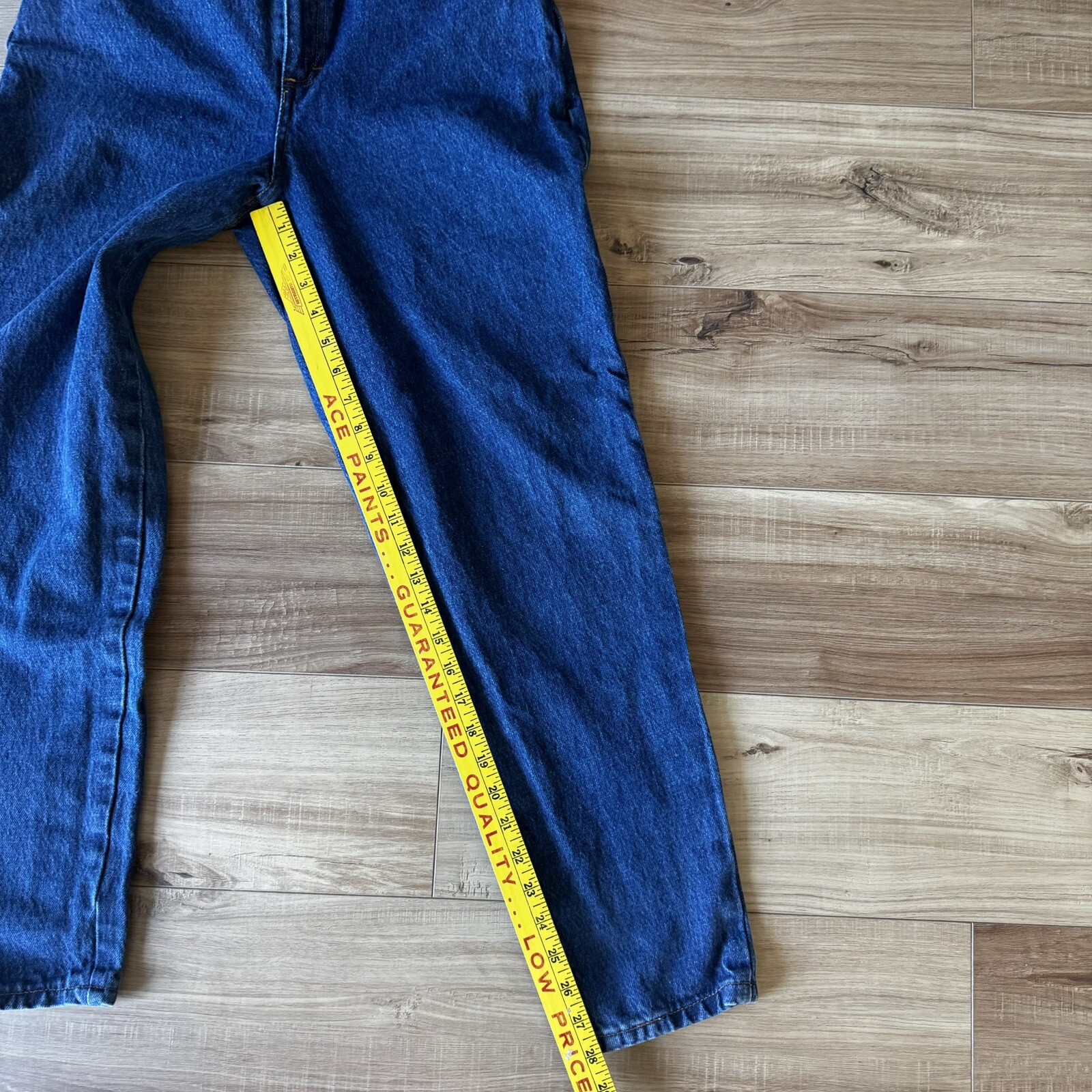 Mom Jeans Republic Denim High Rise Medium Wash Straight Leg Size 13/14 Vintage