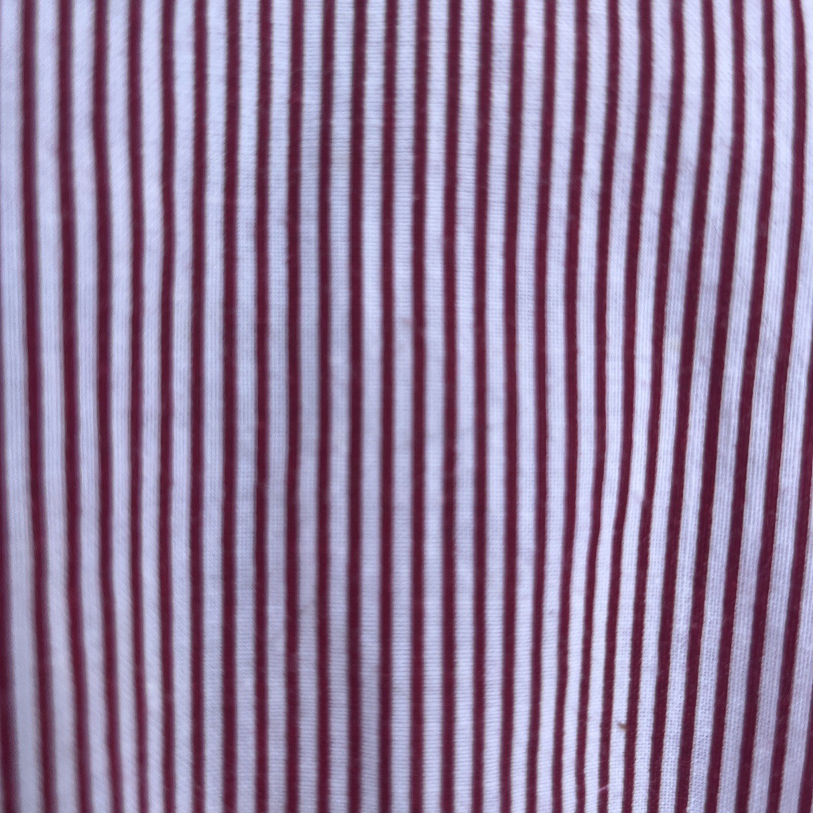 True Vintage Red and white pinstripe dress by Taurus Two size 10 Union made USA
