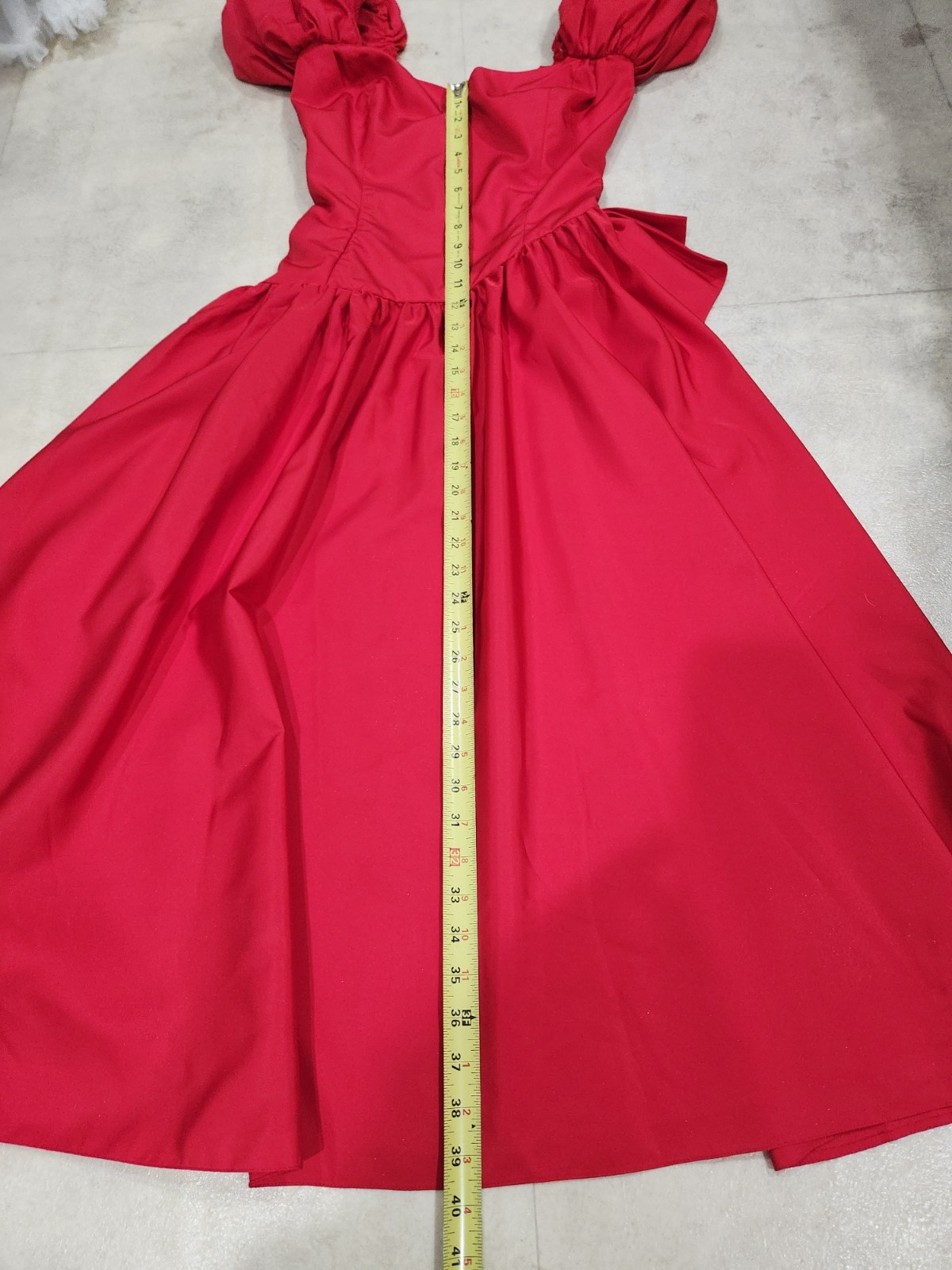 Vintage Red Prom Dress * sz XS * Good To Very Good Condition