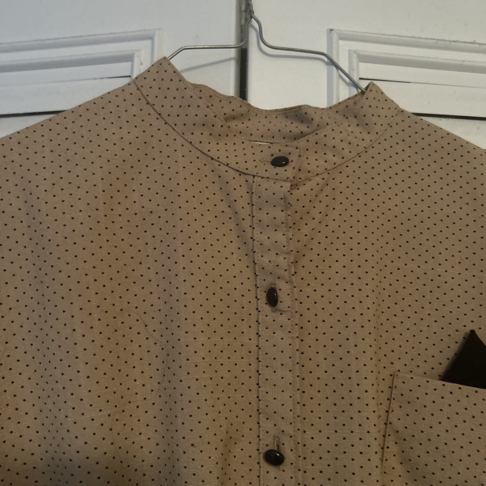 Vintage 1950-1970s Polka For Shift Dress By Malouf Of Dallas Pin Up Size 12