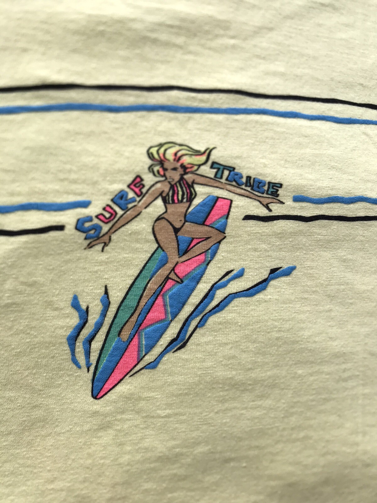 VINTAGE Blowout LA Surf Pullover Sweatshirt Women’s Small Medium 80s 90s RARE.