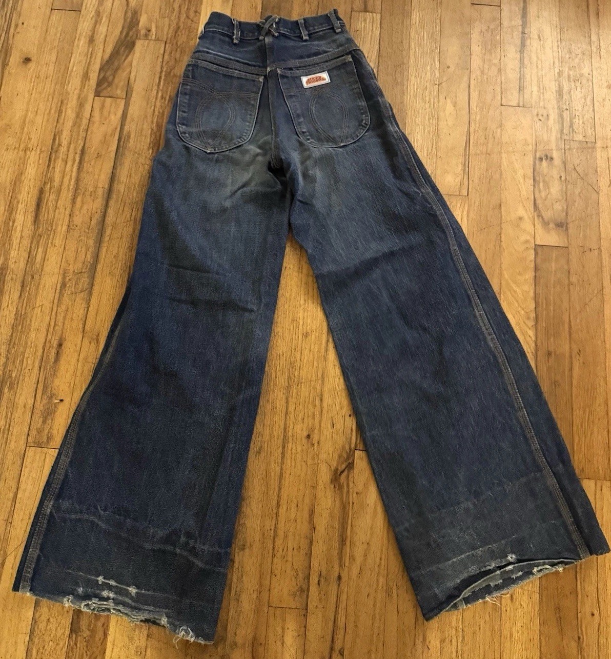 Vtg 1980s Denim Jeans Sticky Fingers GenX Retro 1980s High Rise Wide Leg Small