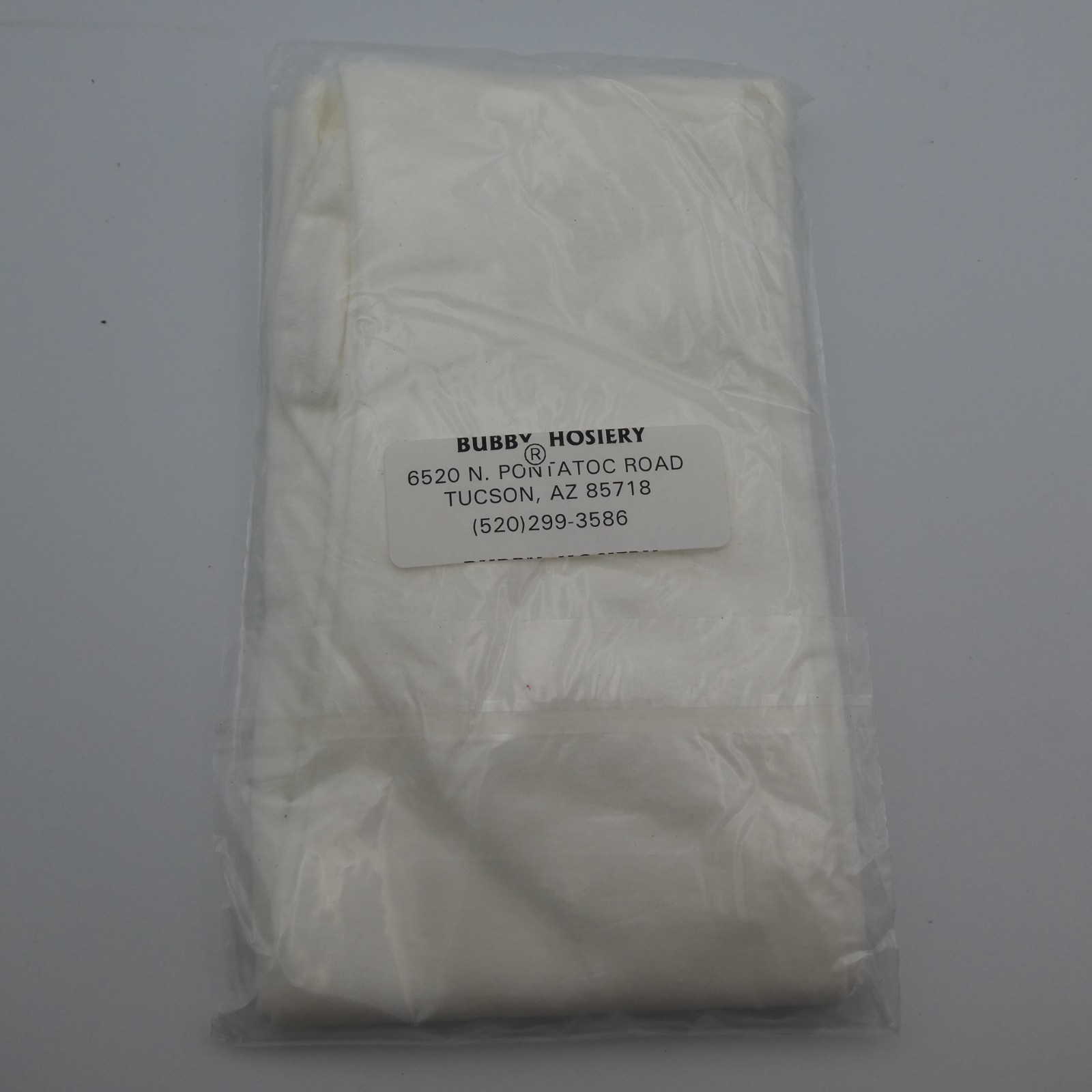Vintage Superbilt Stockings White Cotton Blend Deadstock Style 8250S Sz 8.5-11