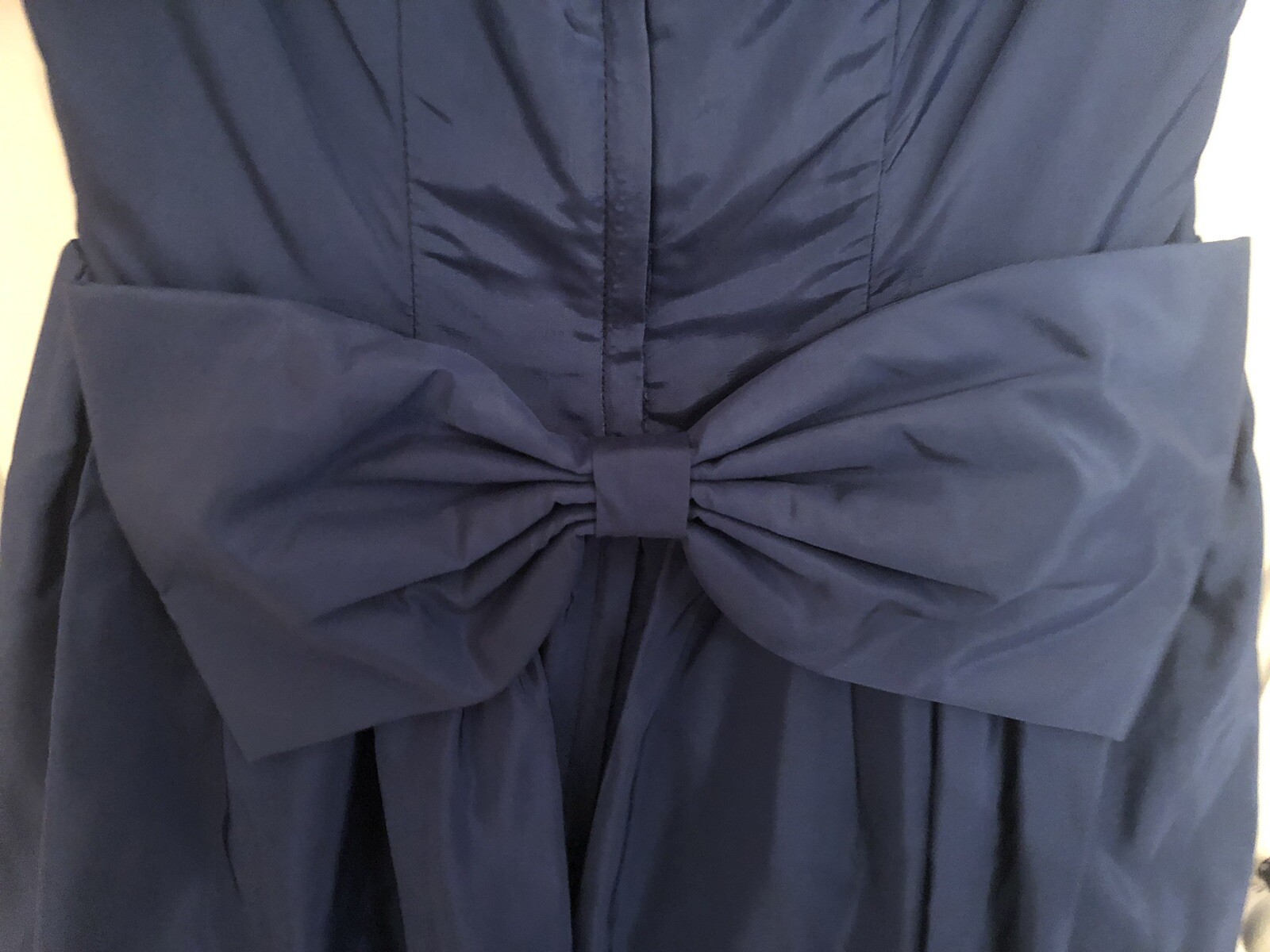 Vintage Gunne Sax By Jessica McClintock Women Sequins Bow Mini Dress 5/6 Taffeta