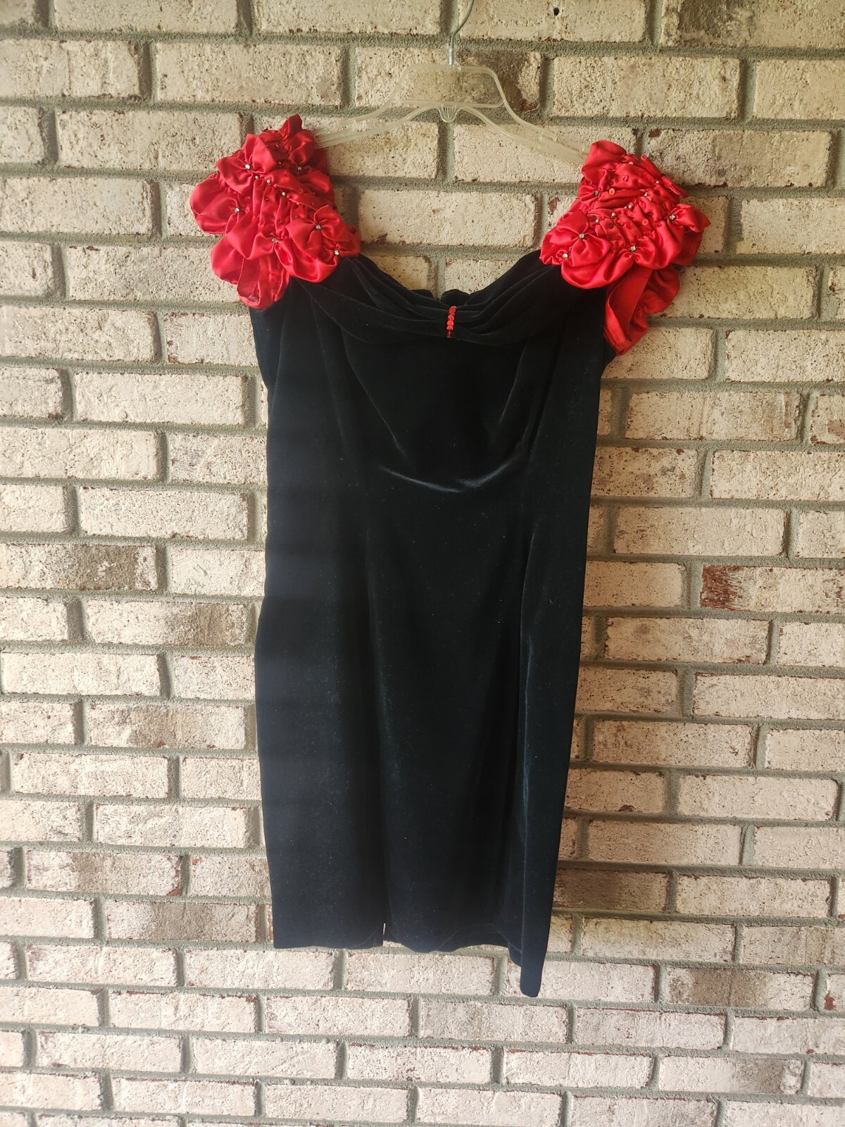 ADORABLE Helen Greene Vintage Black And red Valentine’s Party Dress! M