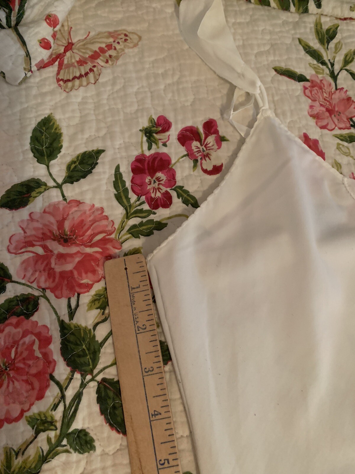 Vintage Vanity Fair Slip Women’s Long Nightgown Size 34″ 32″/40 White