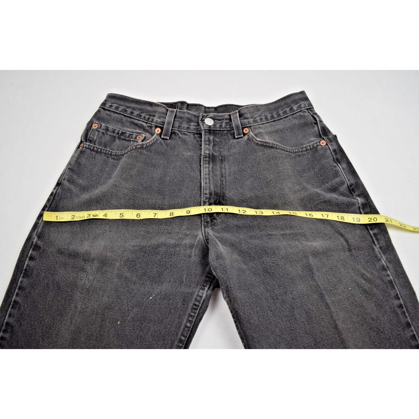 Vintage Levis 550 Jeans Black Relaxed Fit 33 x 30 Faded Black Made USA 1999