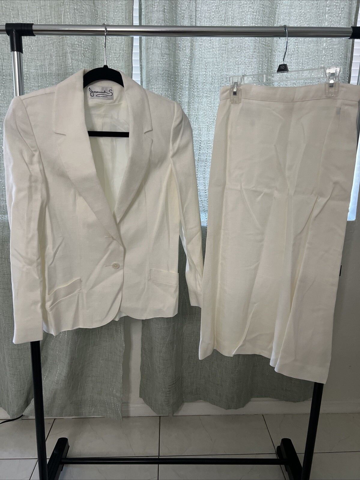 Vtg Jeremiah S California 2piece Skirt Suit Set Never Worn Before