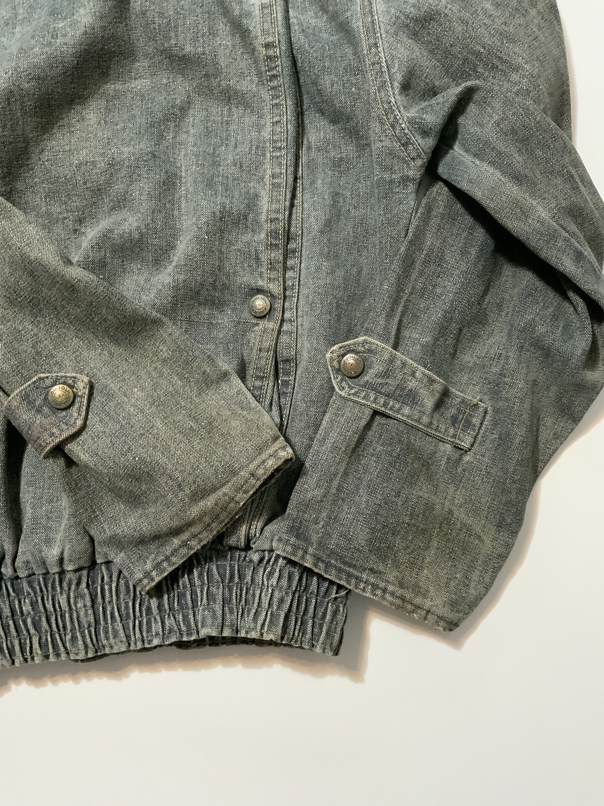 Vintage 80s Jou Jou Denim Motorcycle Biker Retro Women’s Jean Jacket Sz. M