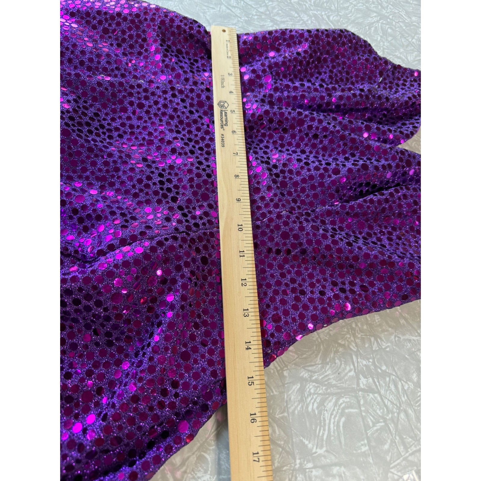 Vintage Flirtations Alfred Angelo Purple Sequin Halter Dress Prom Party USA
