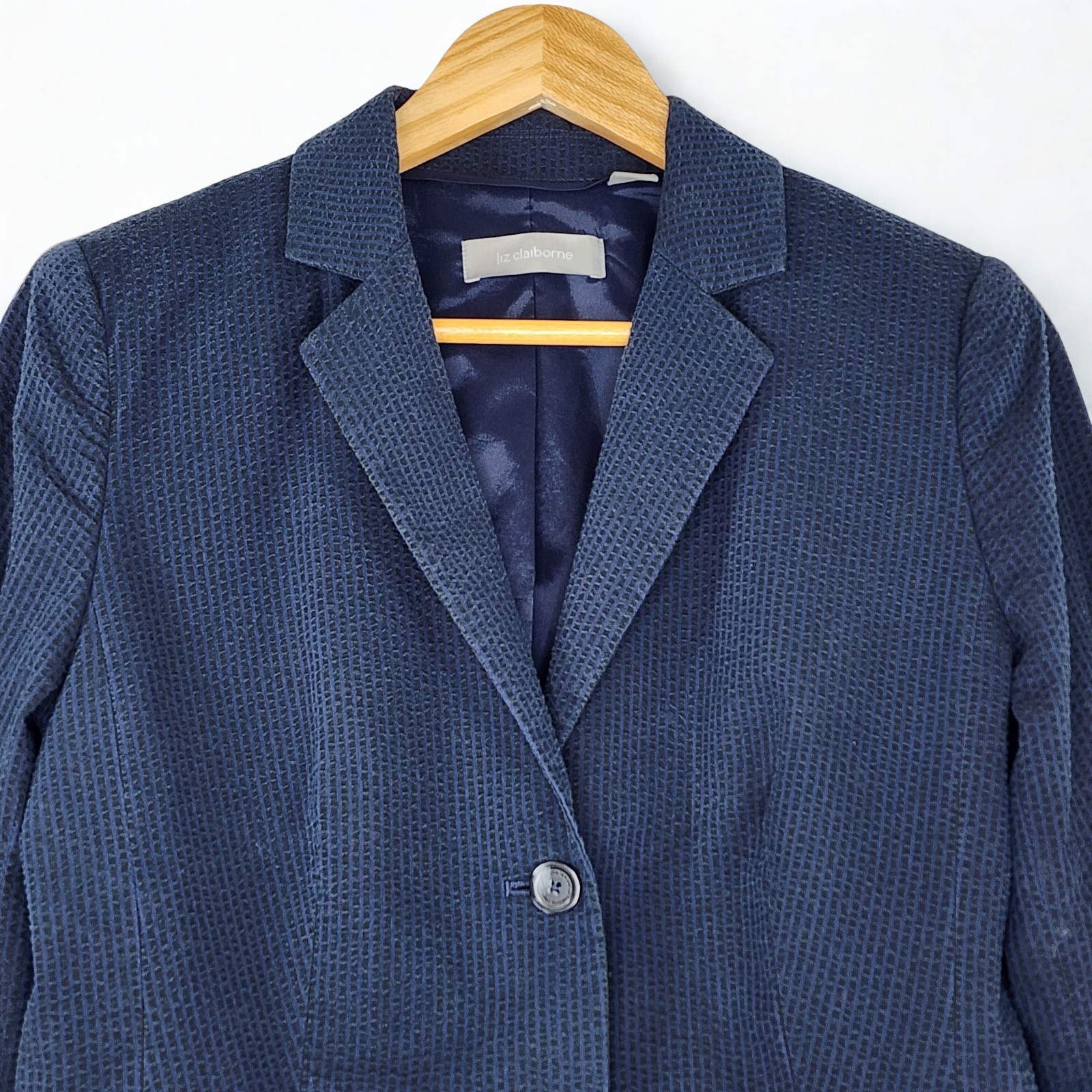 Liz Claiborne Navy Blue Blazer Sz 6 Women’s Blazer