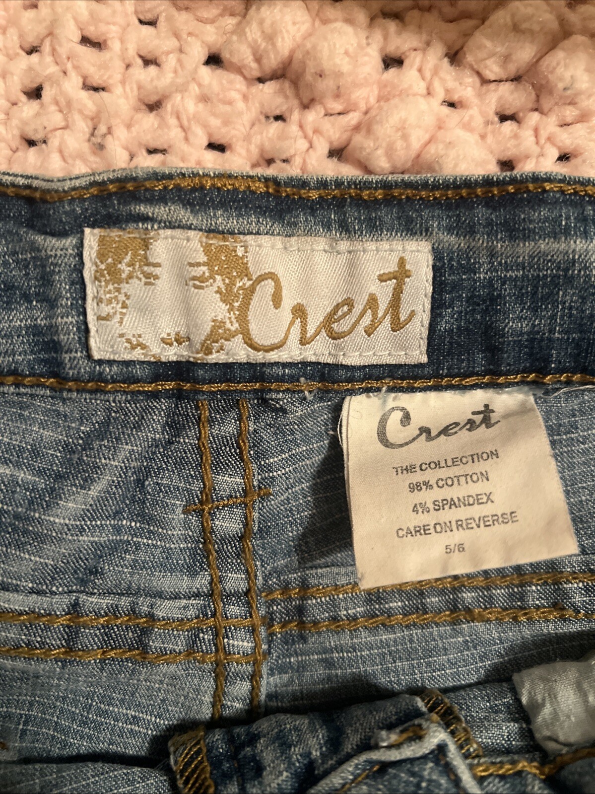 Vintage Crest Jeans Denim Outfit “70s – 80’s Costume”